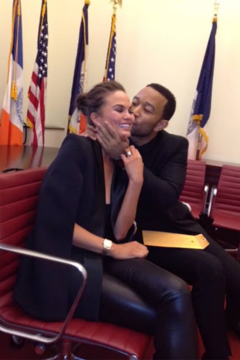 Chrissy Teigen and John Legend