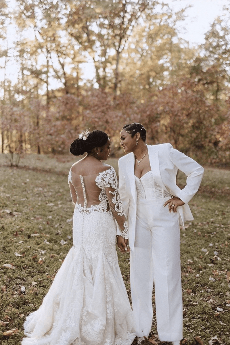 How Lauren Found Her Perfect Custom Wedding Suit 2024 - The Tailory New York