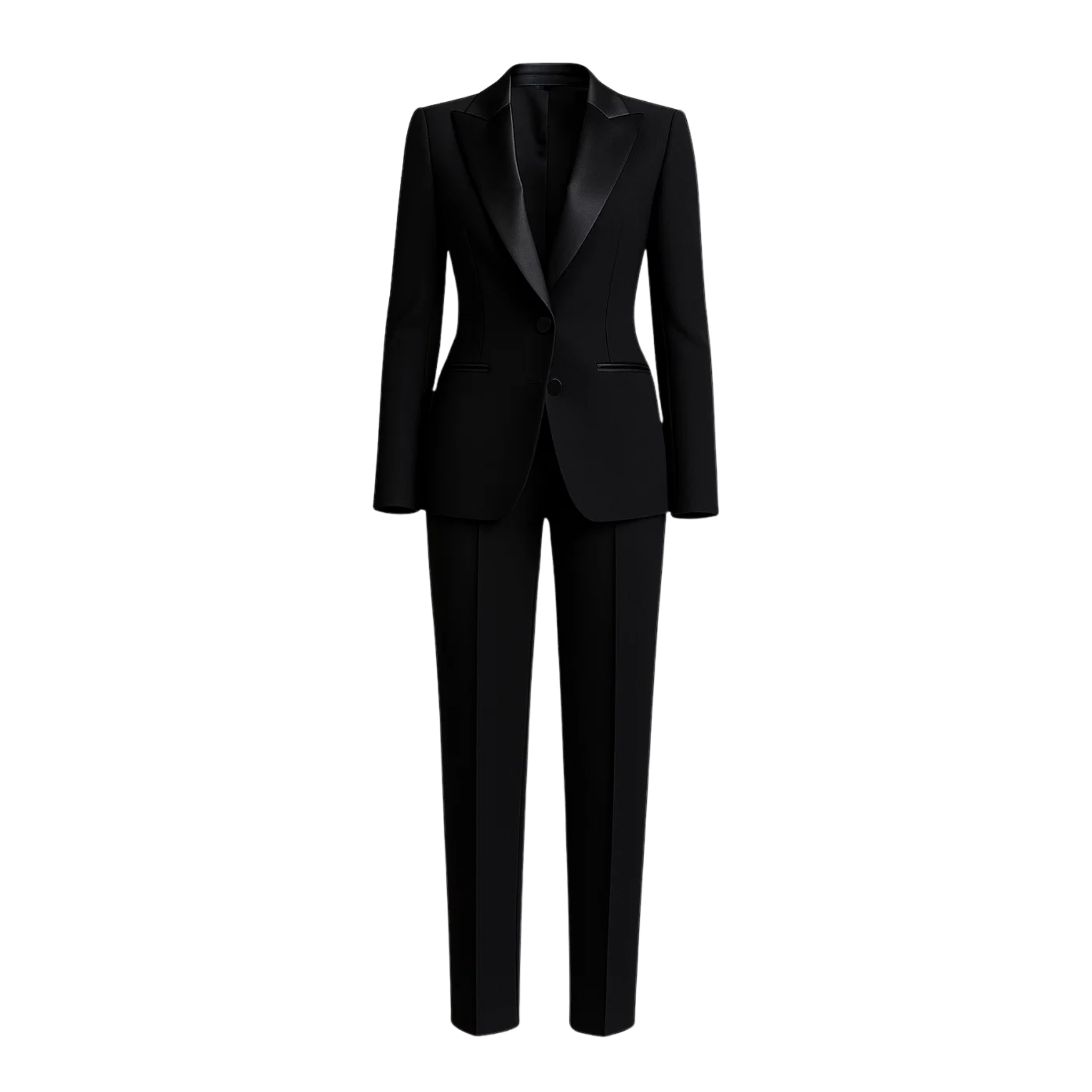Women's Wearhouse | Black Fitted Wedding Suit