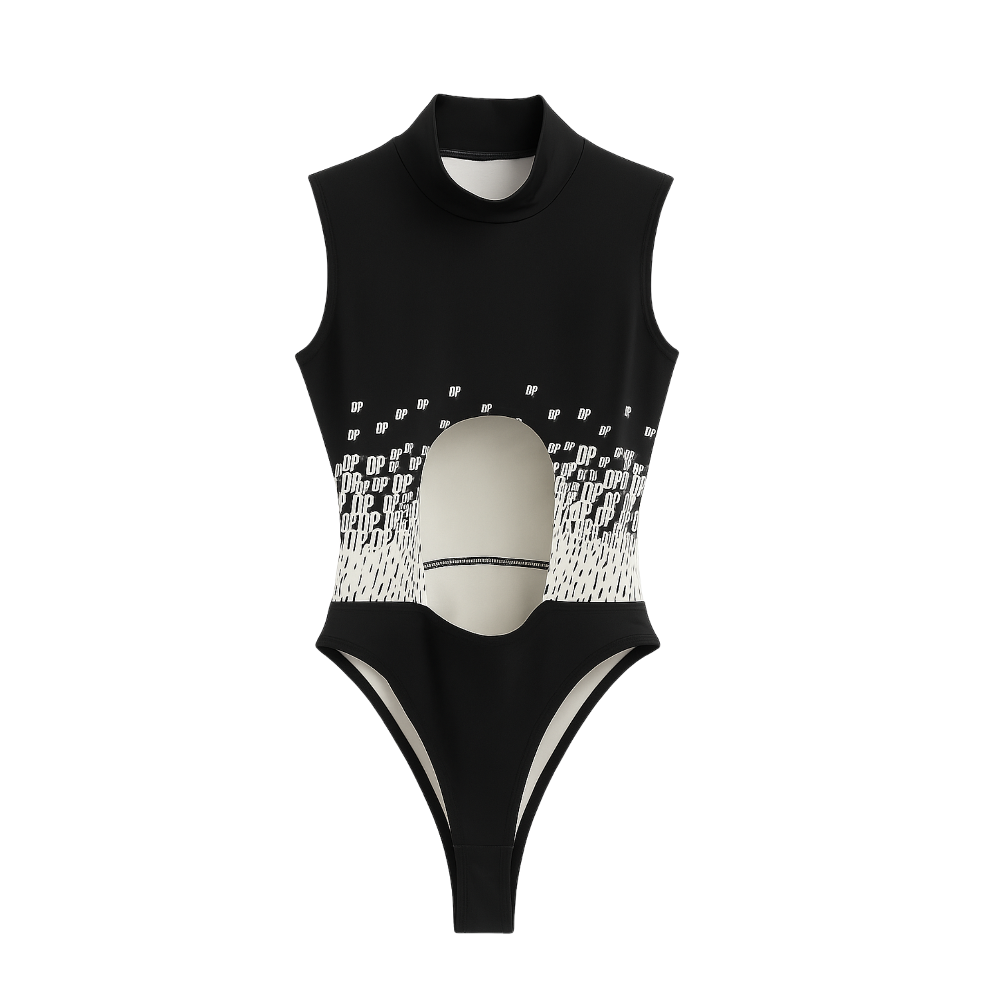 SAMPLE SALE | Black Bodysuit With Cutout