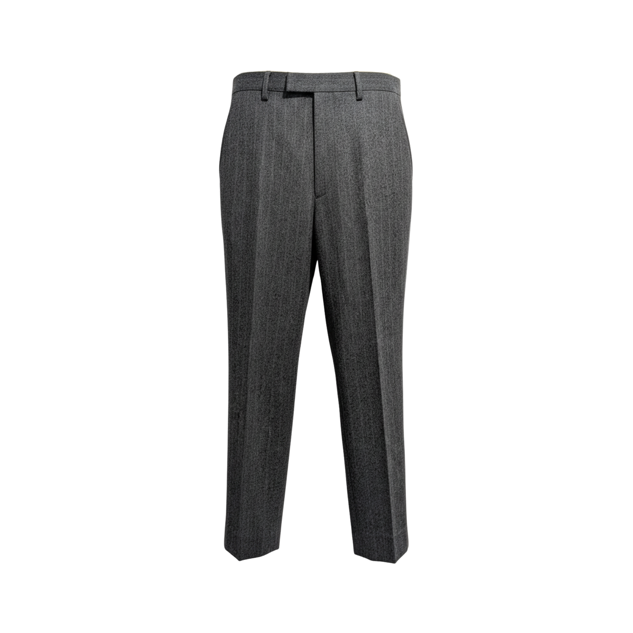 Embroidered Pinstripe Tailored Trousers