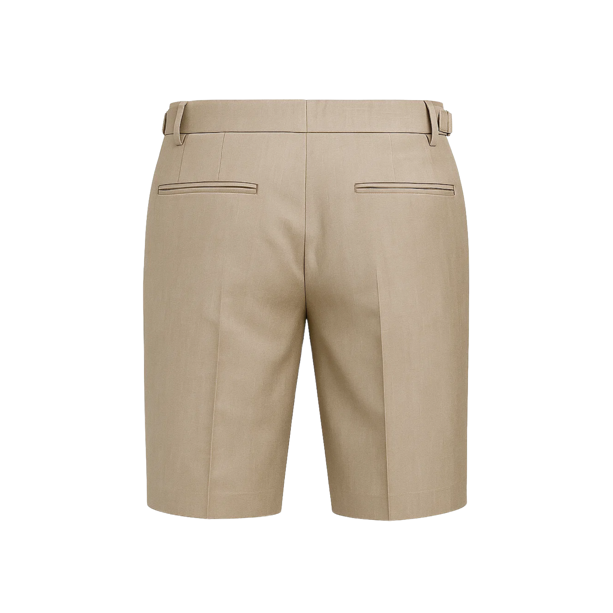Men's Loro Piana Whitby Beige Tropical Wool Tailored Shorts