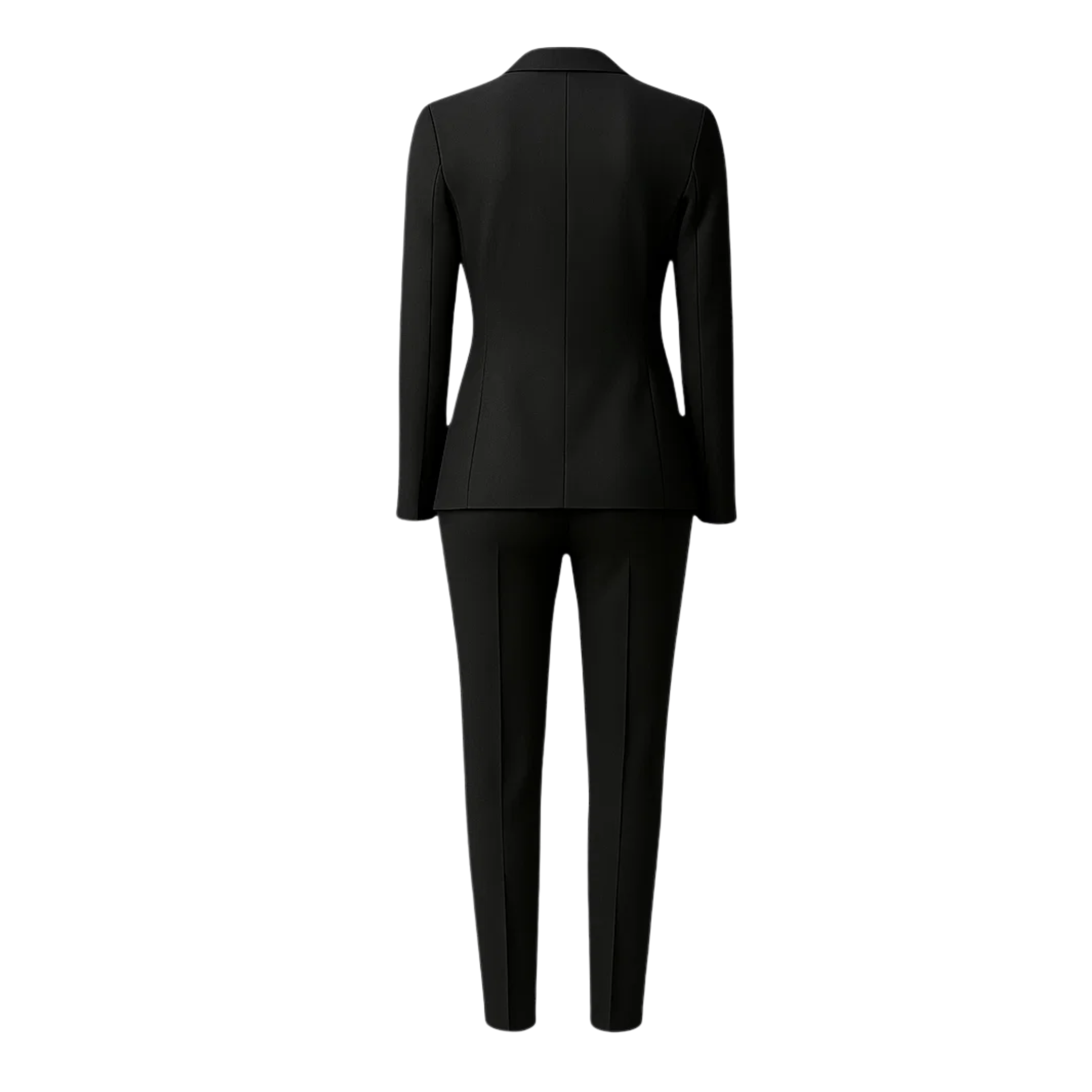 PRE-LOVED | Women's Black Fitted Wedding Suit