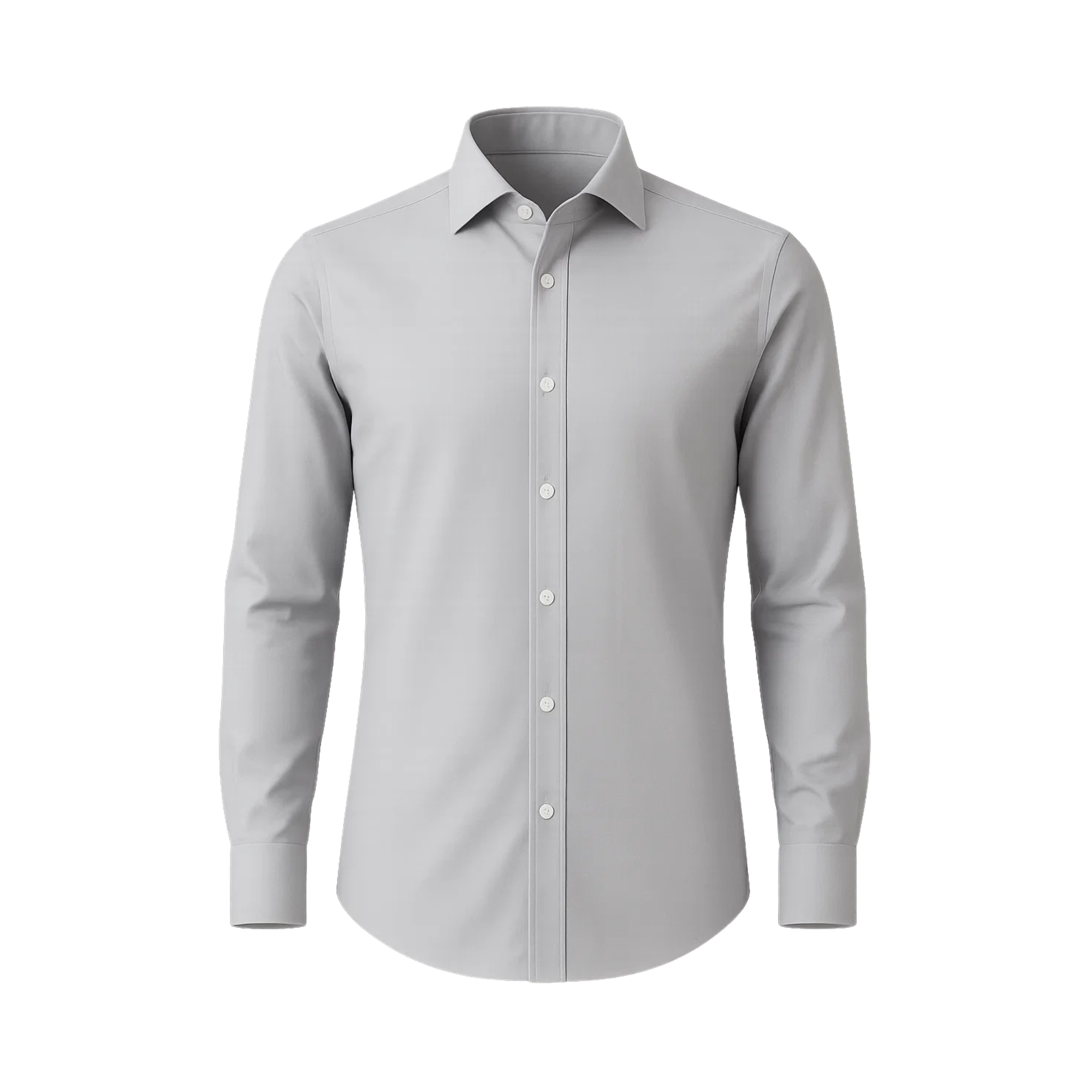 Men's Light Gray Dress Shirt