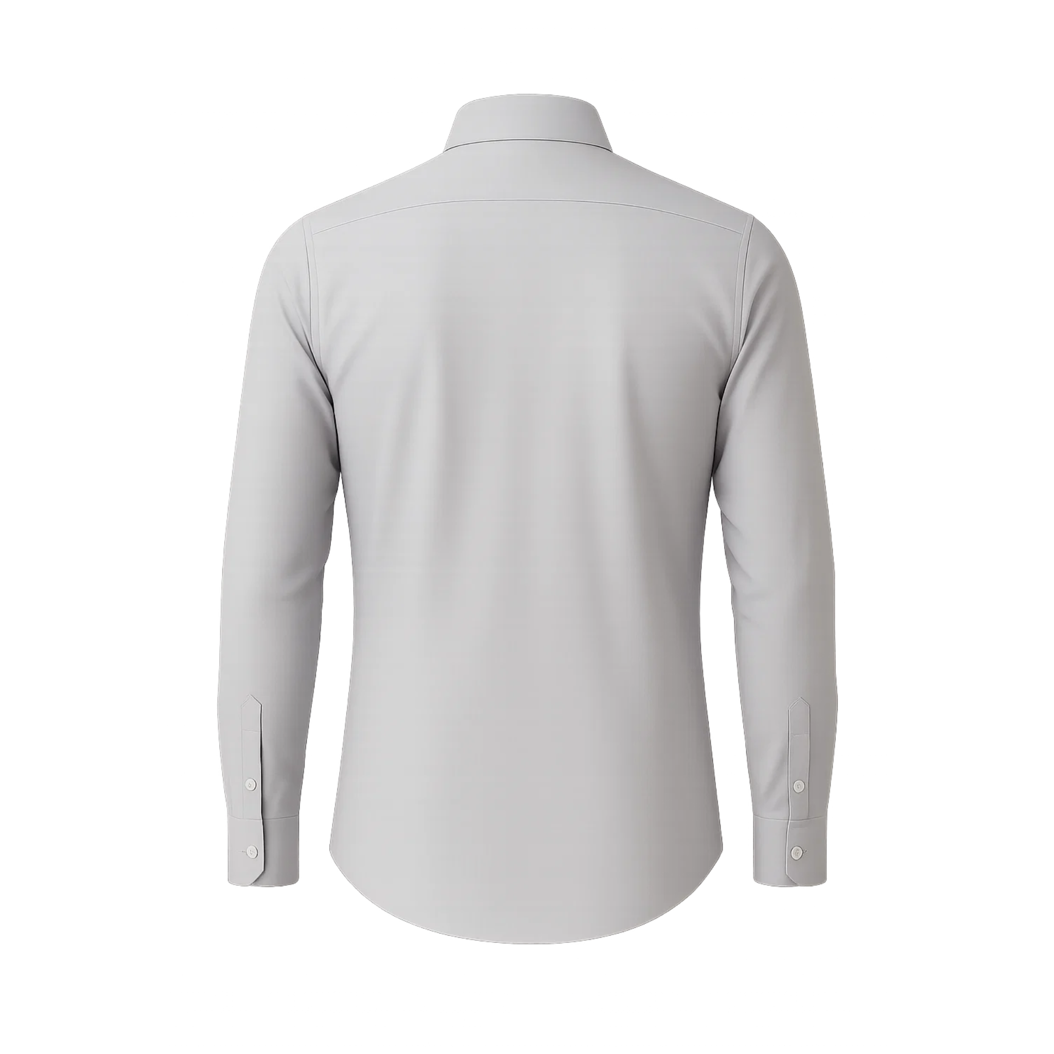 Men's Light Gray Dress Shirt