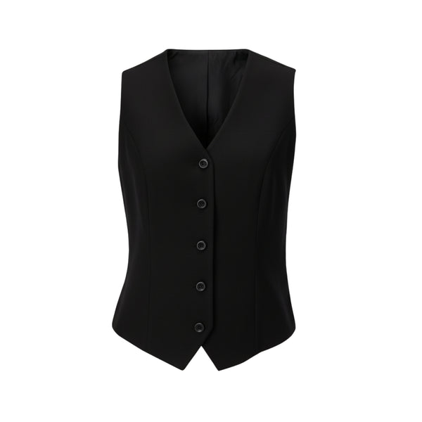 The Formal Vest in Black