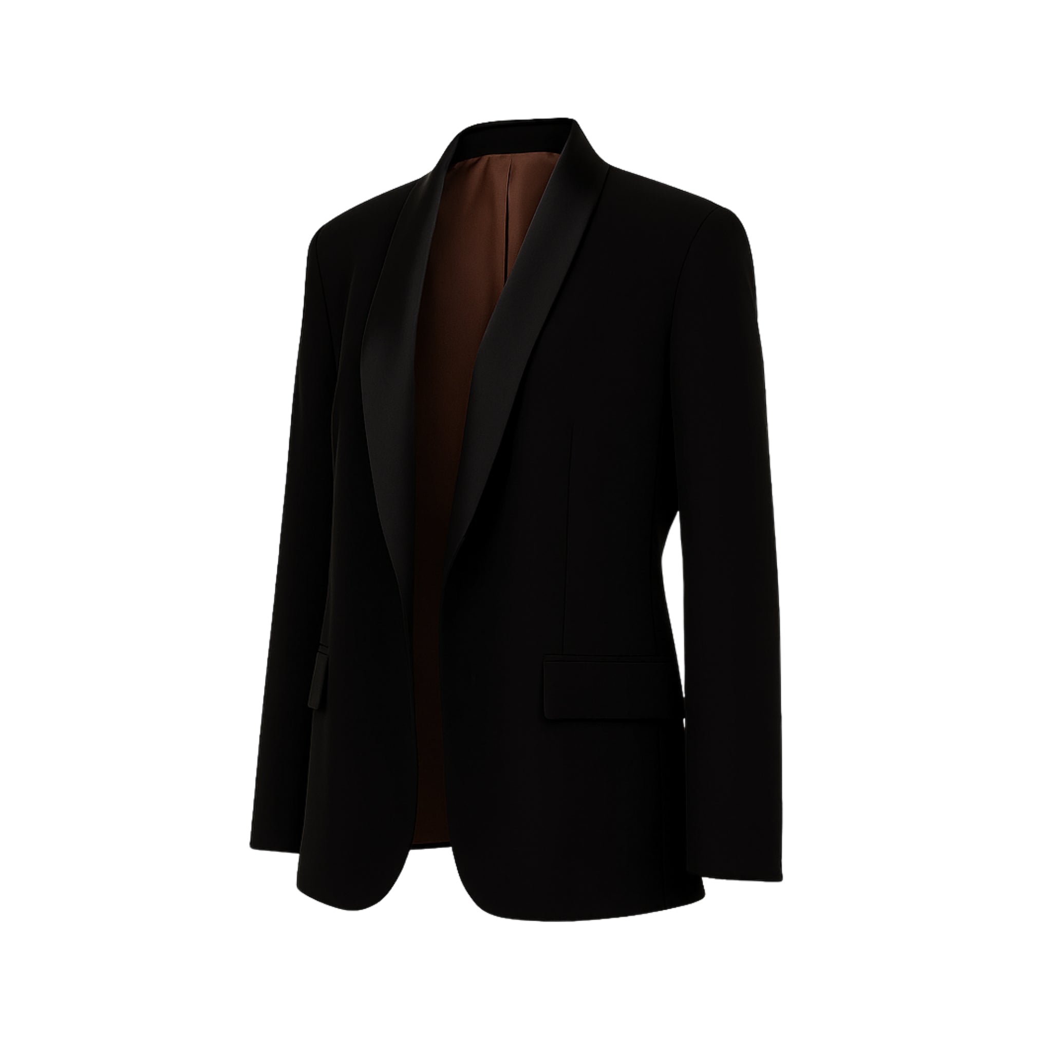 City Hall Wedding | Black Oversized Evening Wedding Blazer