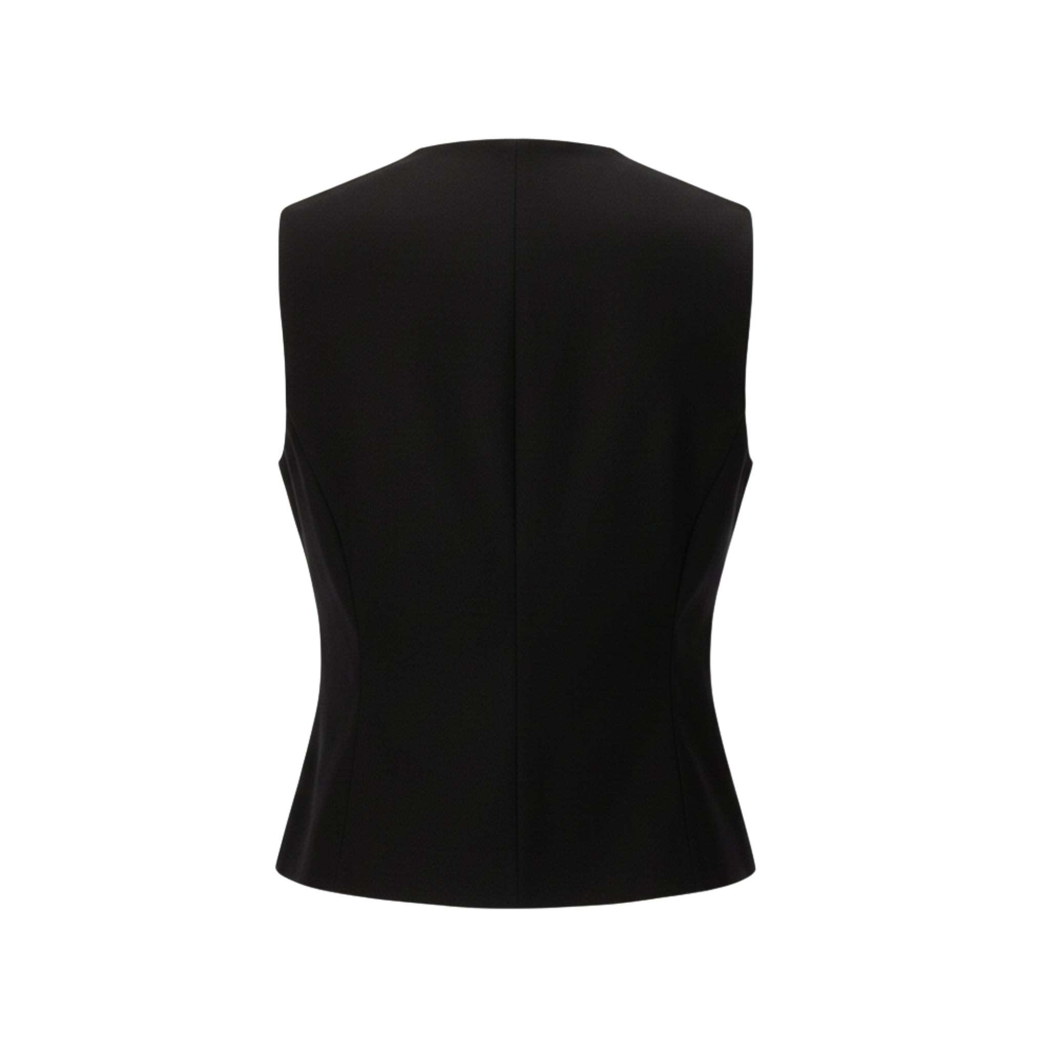The Formal Vest in Black