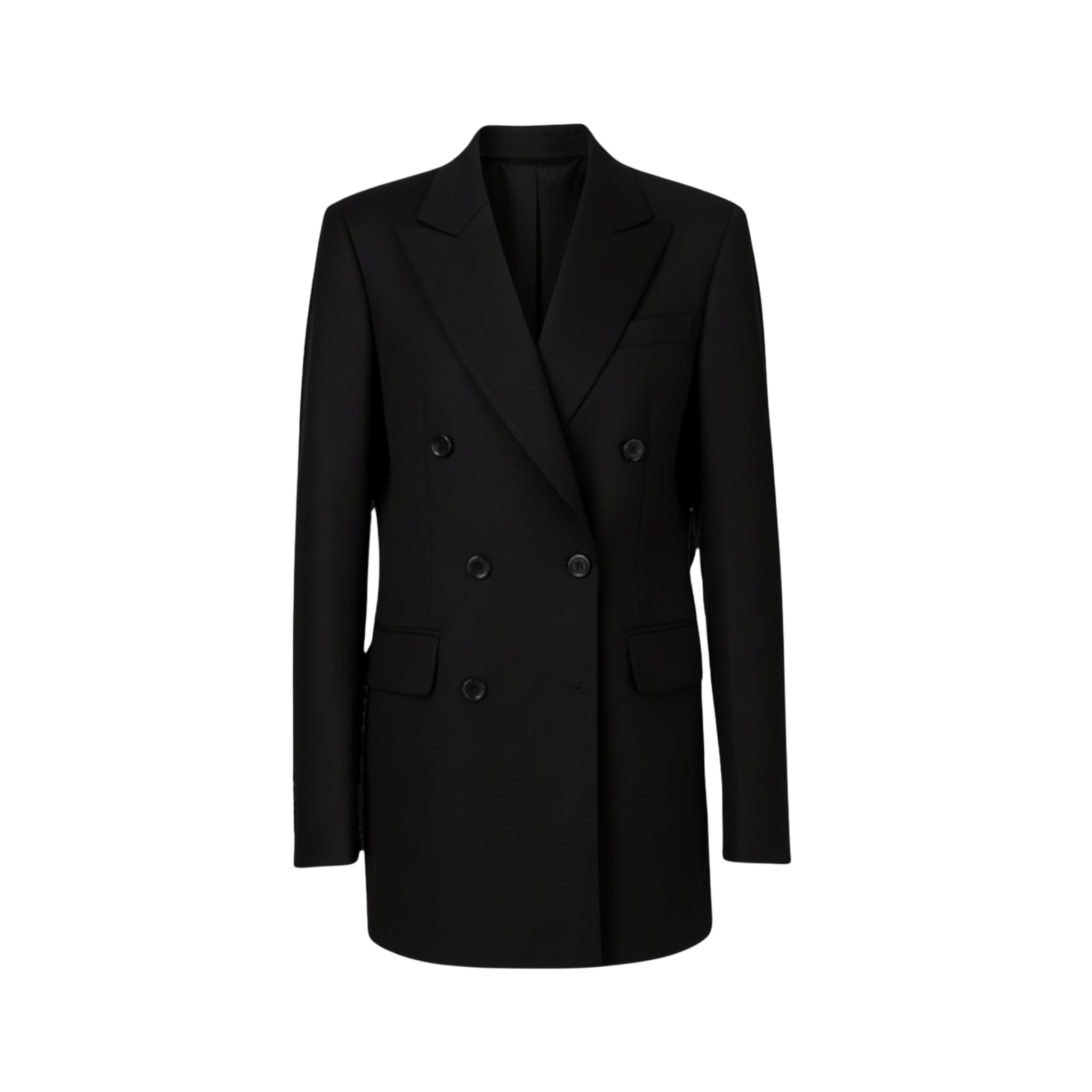 The Black Double-Breasted Blazer