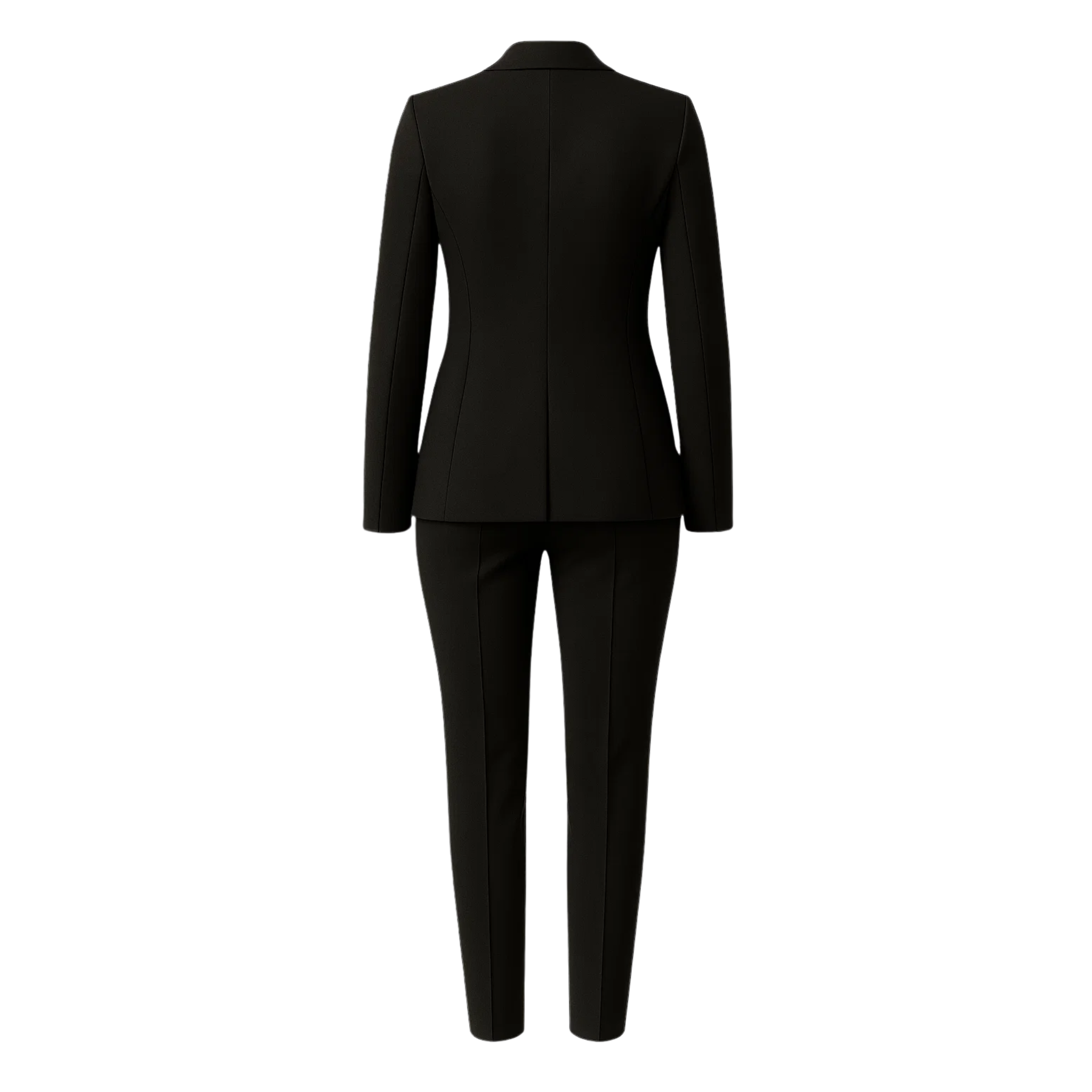 PRE-LOVED | Women's Black Fitted Wedding Suit