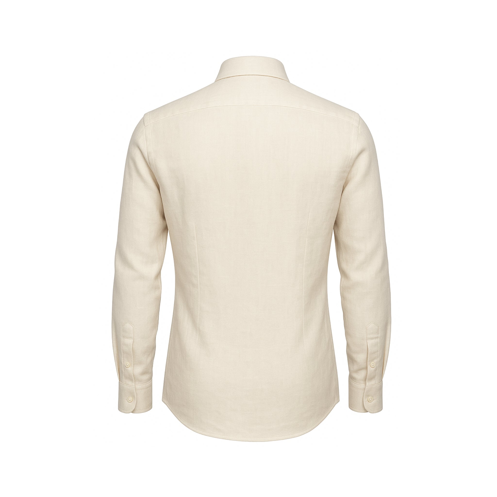 Men’s Cream Linen Shirt for Summer