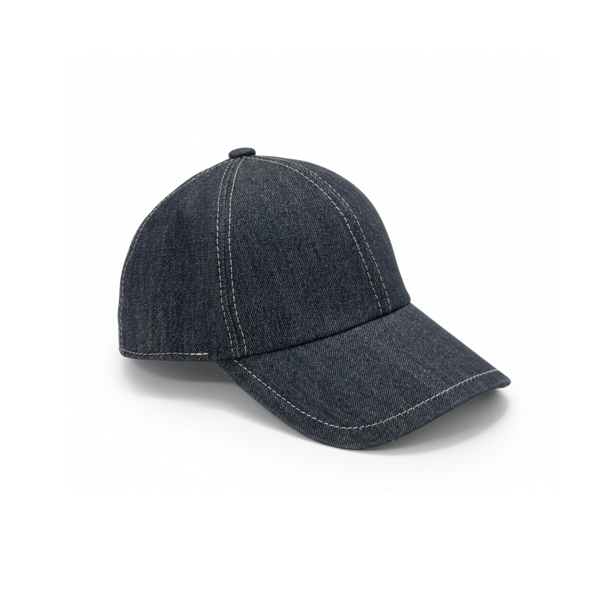 Washed Denim Baseball Cap