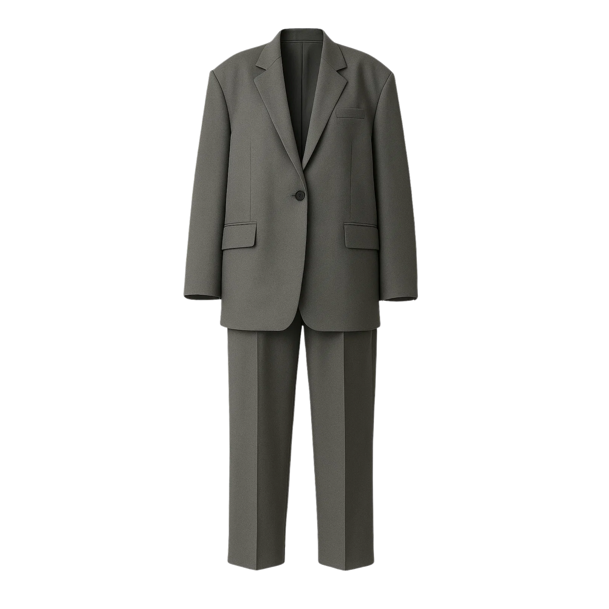 SAMPLE SALE | Grey Suit Single Button Classic