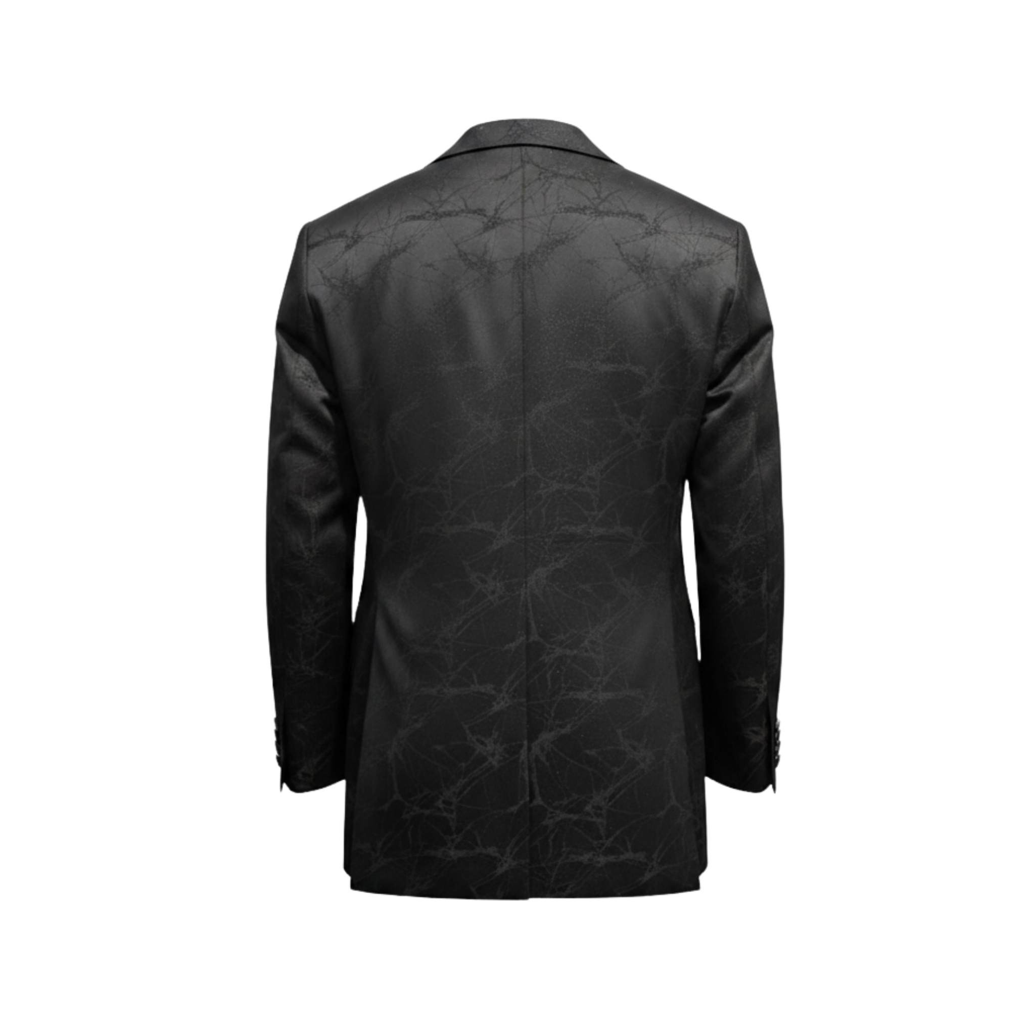Black Spiderweb Jacket w Space Lining
