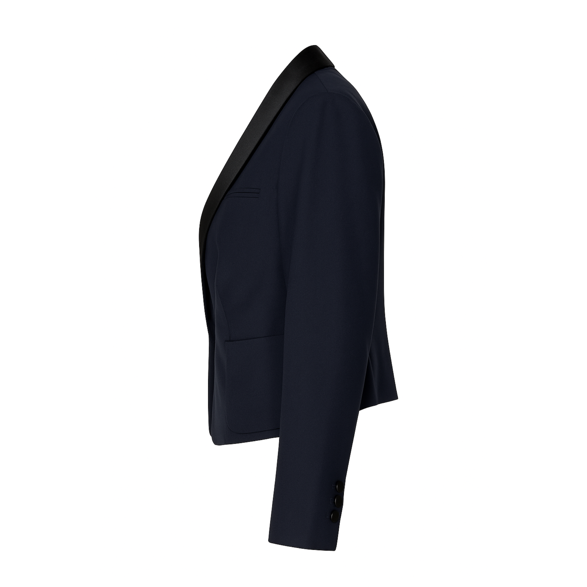 SAMPLE SALE | Navy Cropped Blazer