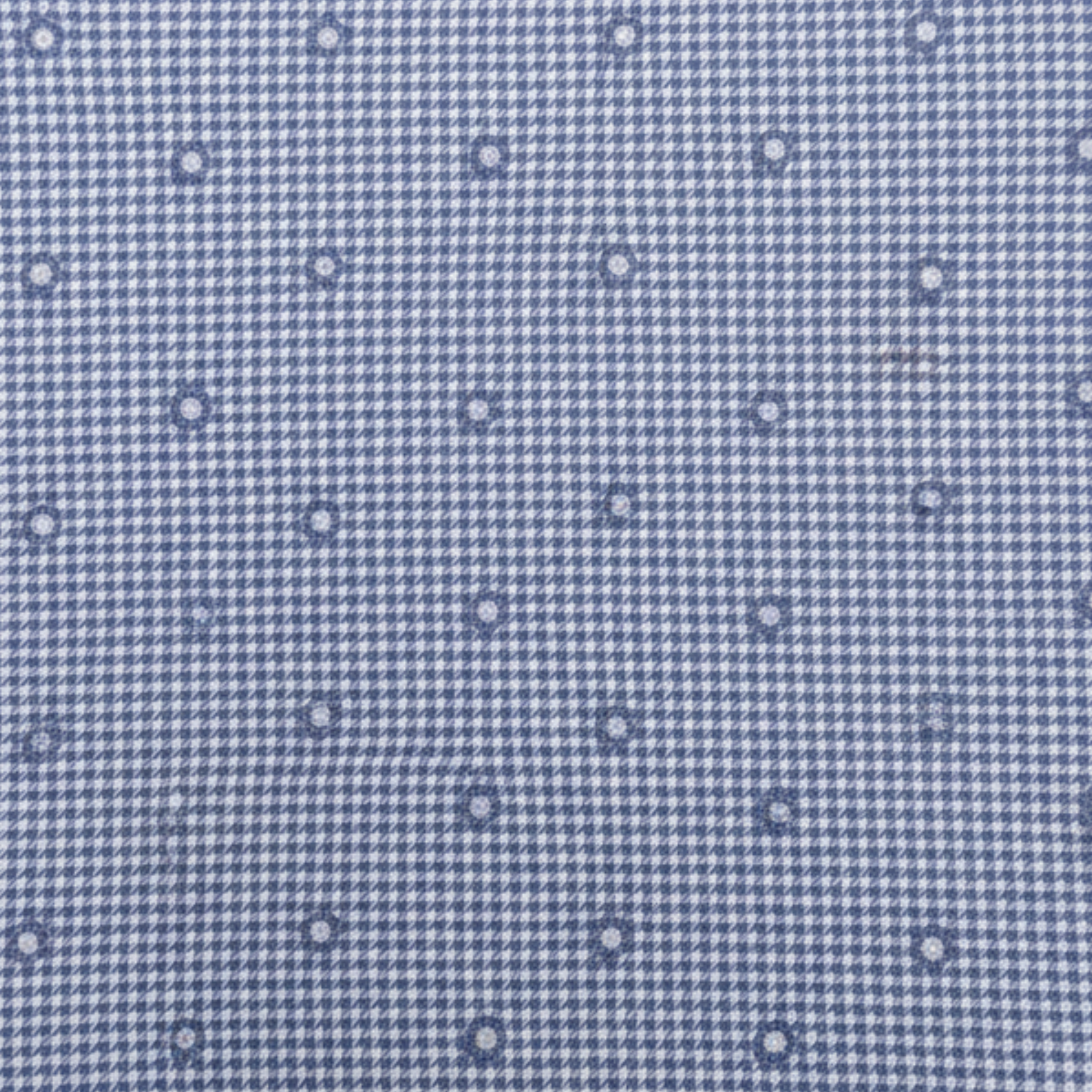 Close-up fabric swatch of light blue micro pattern woven silk tie