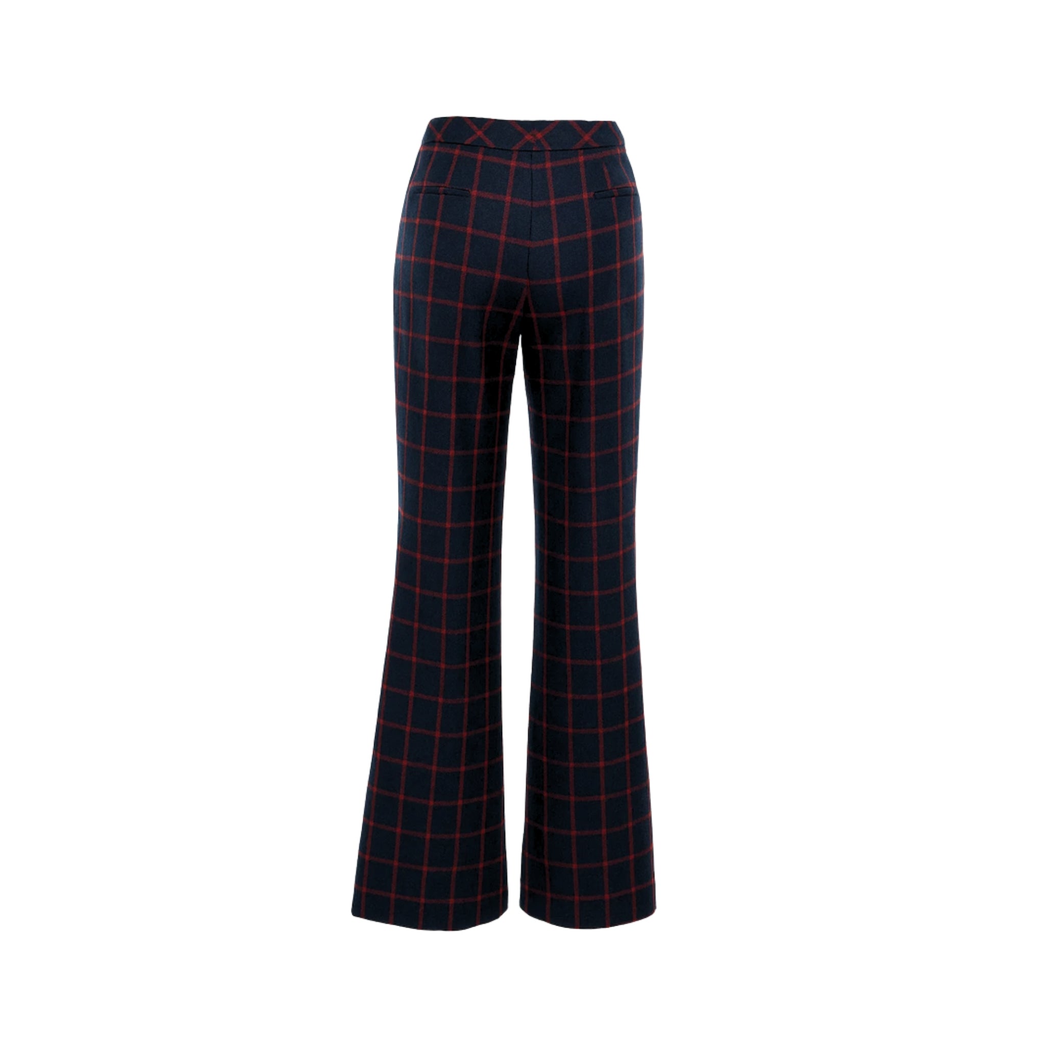 The Windowpane Check Wide-Leg Trouser