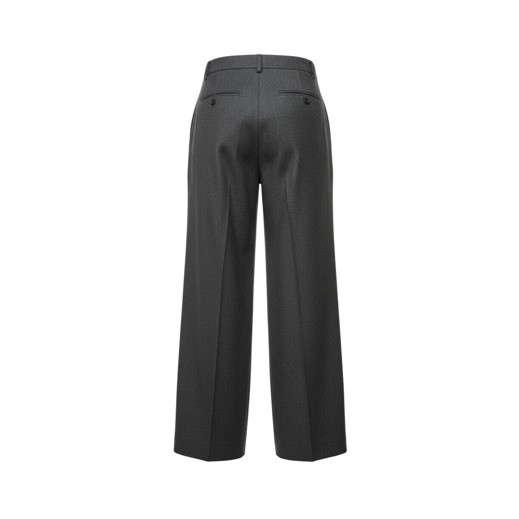 Heather Charcoal Wide-Leg Trousers