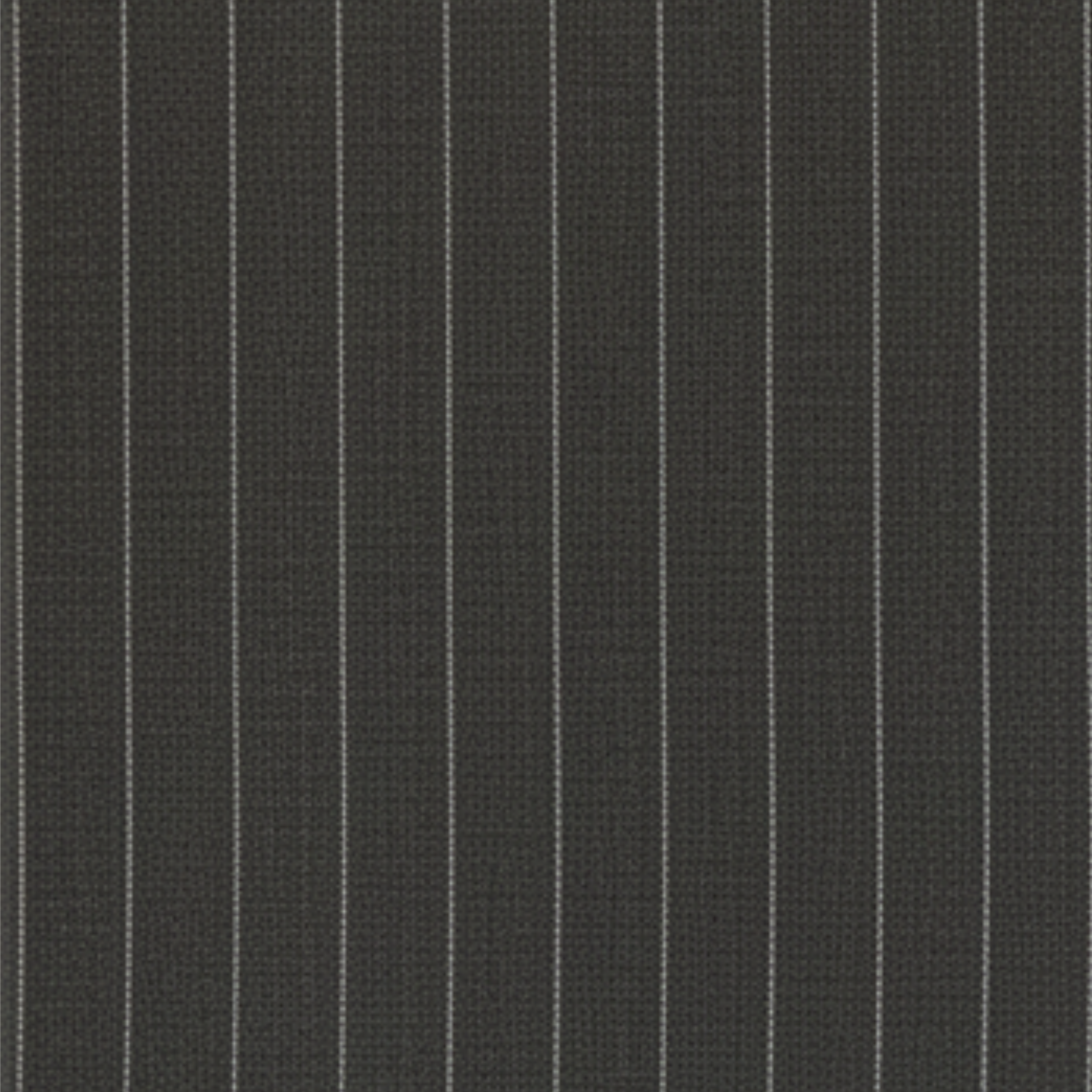 Grey Pinstripe Slit-Hem Tailored Pants