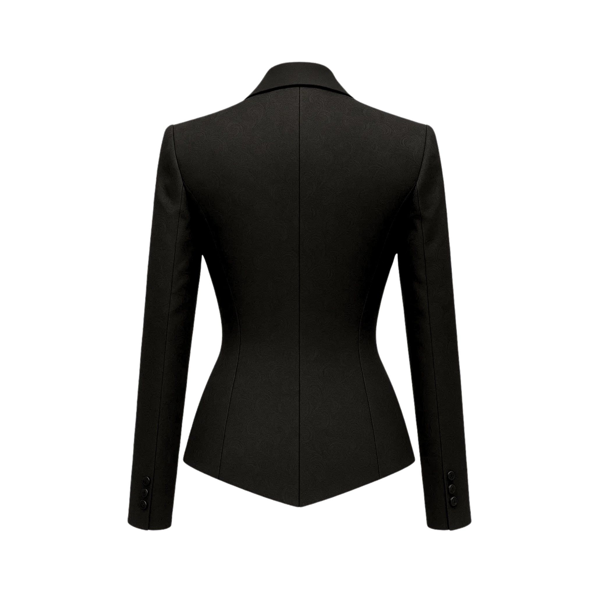 Black Jacquard Tuxedo Jacket Formal Evening Blazer
