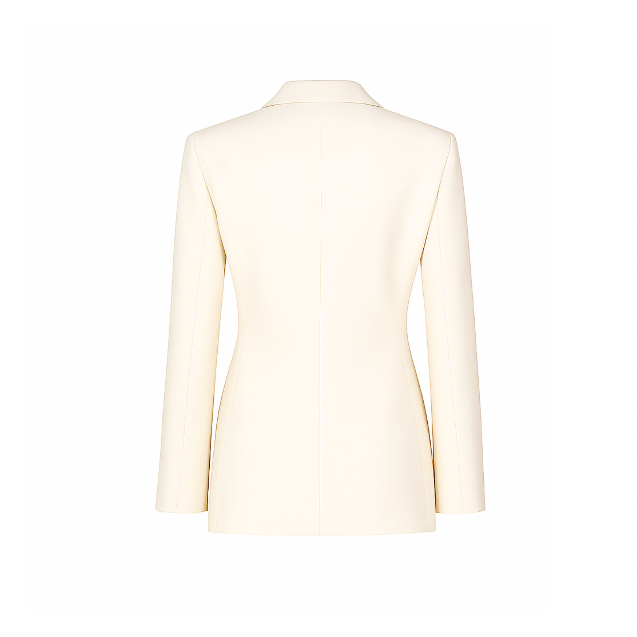 City Hall Wedding | Ivory Notch Lapel Women's Jacket
