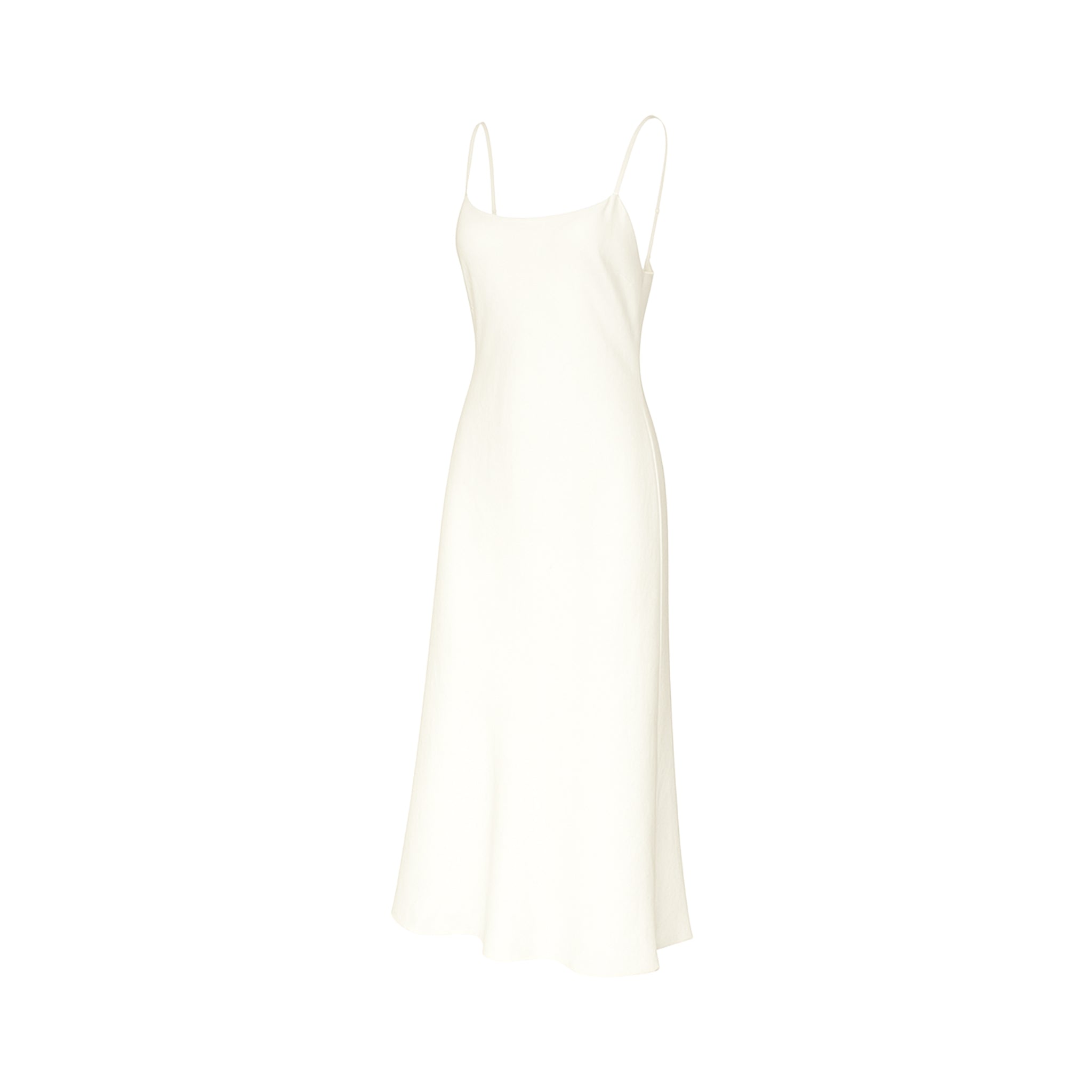 Ivory Silk Charmeuse Women's Slip Dress