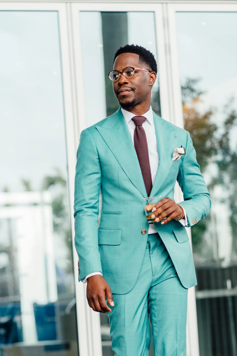How to Style Teal: The Warmest Color for Your Next Suit