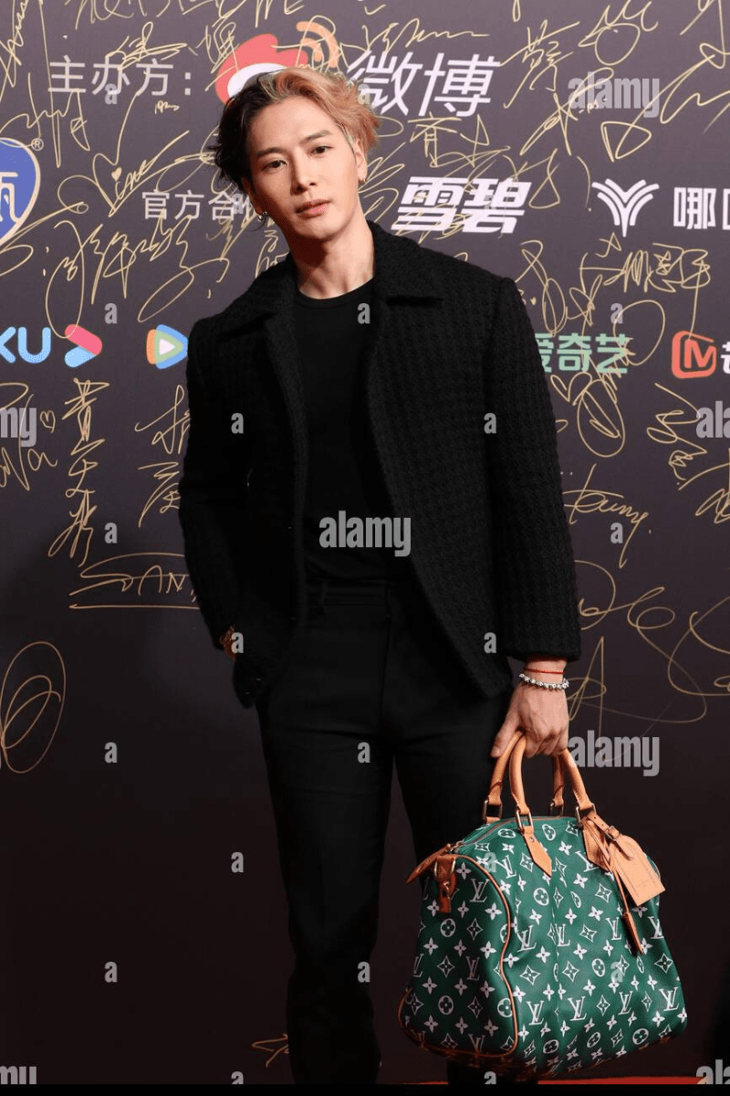 Jackson Wang as an ambassador for Louis Vuitton
