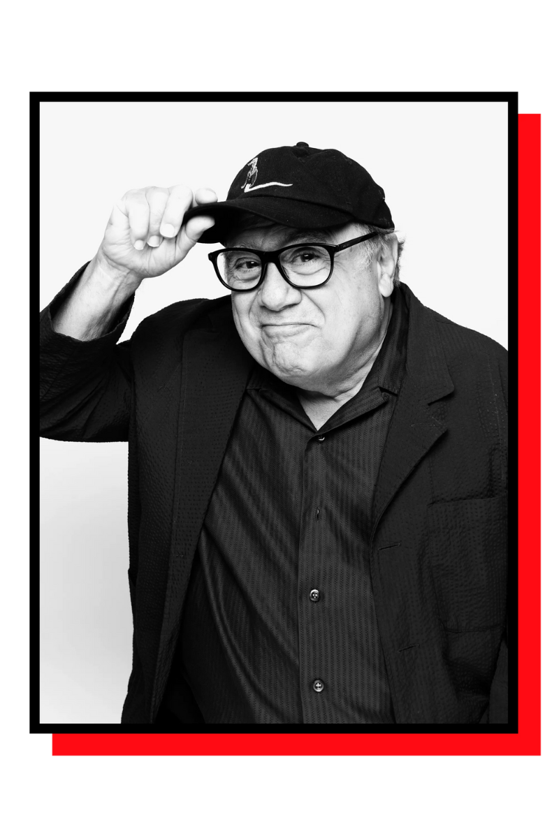 Actor Danny de Vito in a tailored jacket