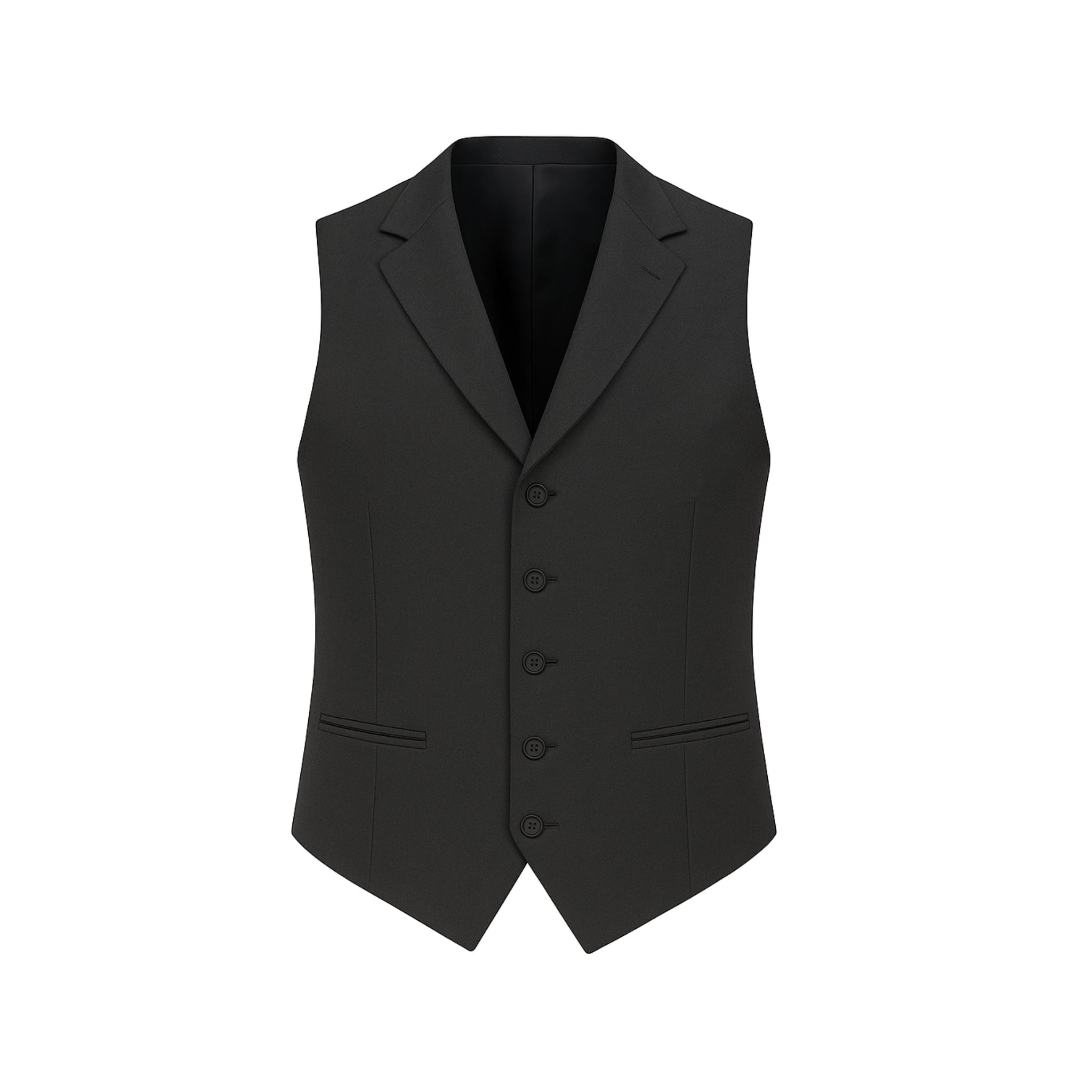 Men’s Charcoal Wool Vest