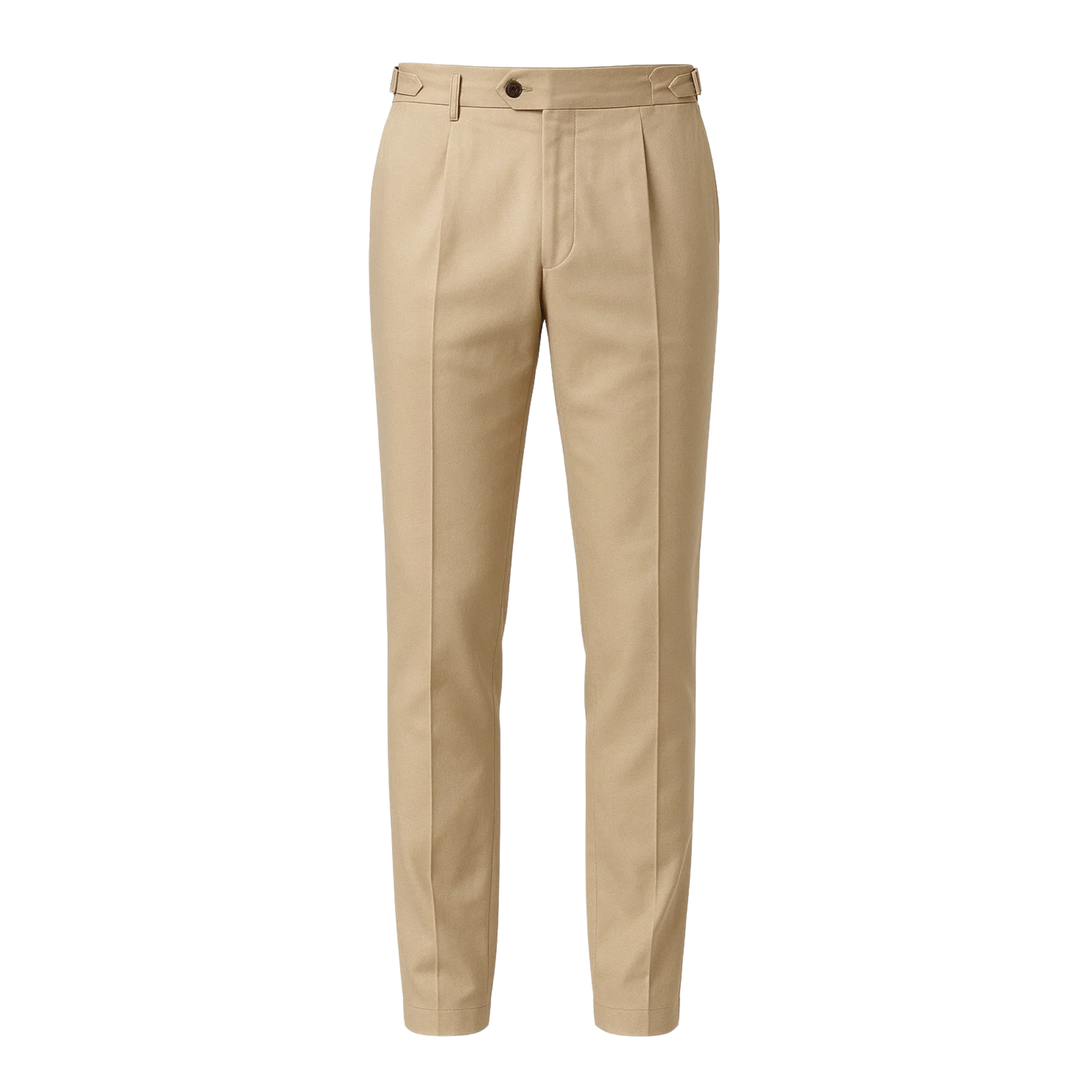 Men's Loro Piana Kensington Beige Cotton Silk Chinos