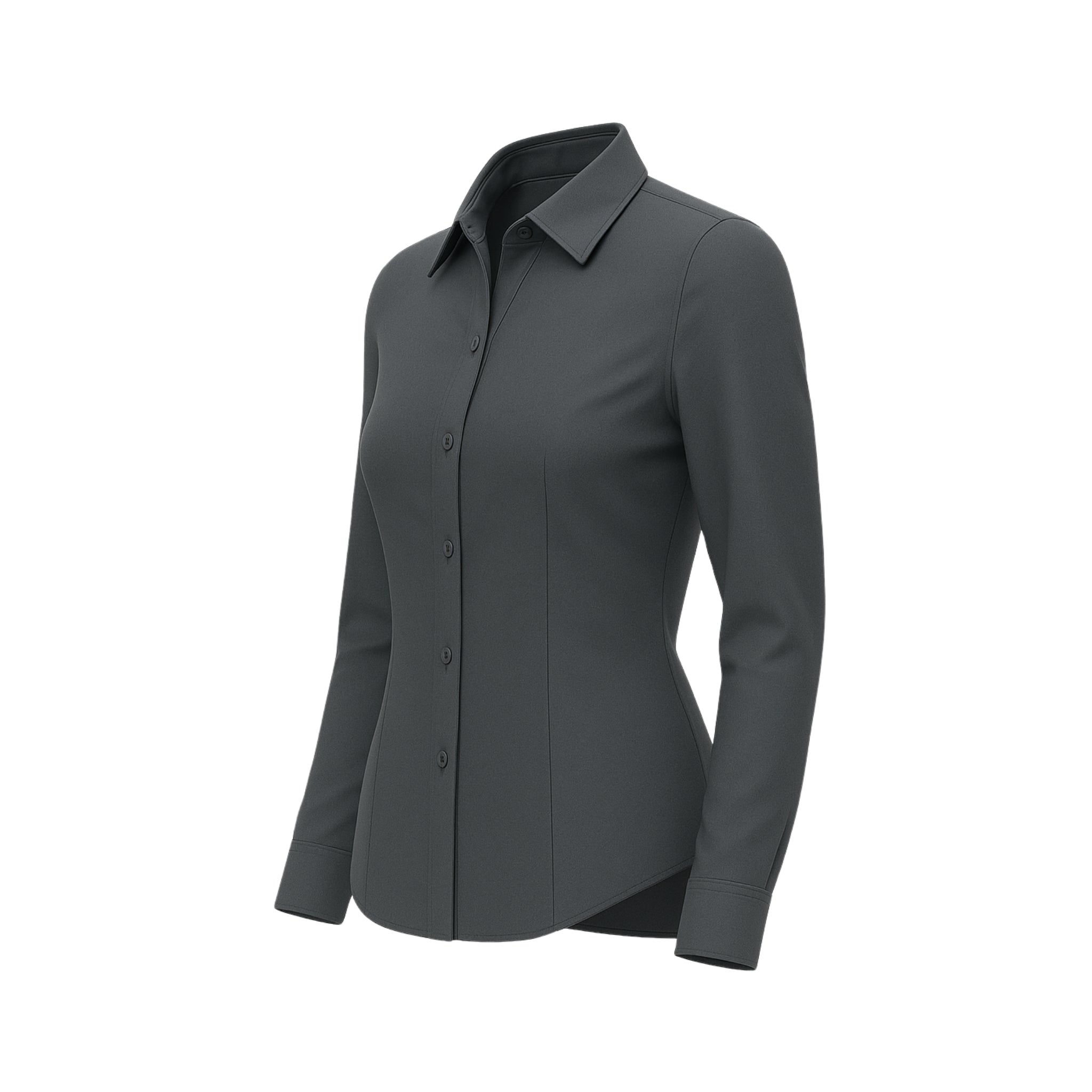 Women's Slate Gray Vegan Blouse