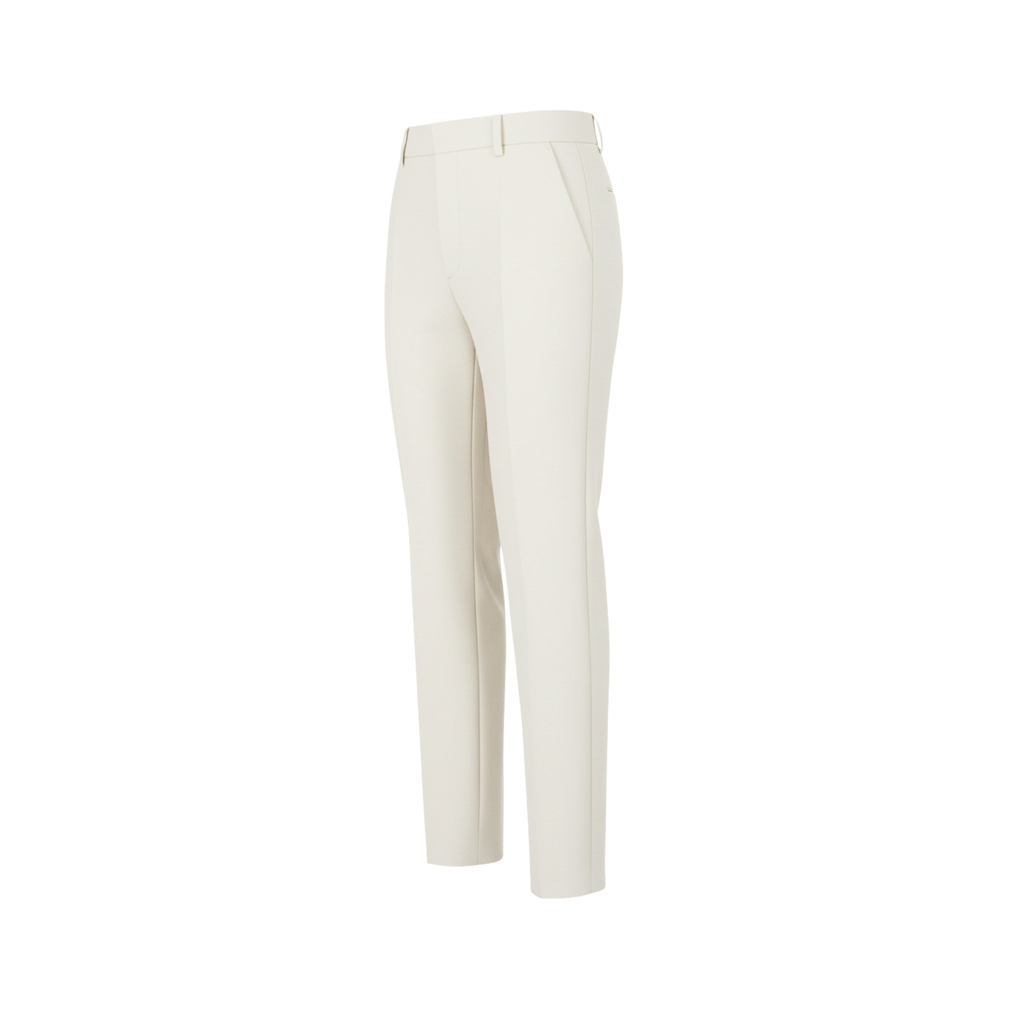 The Ivory Slim-Fit Trousers