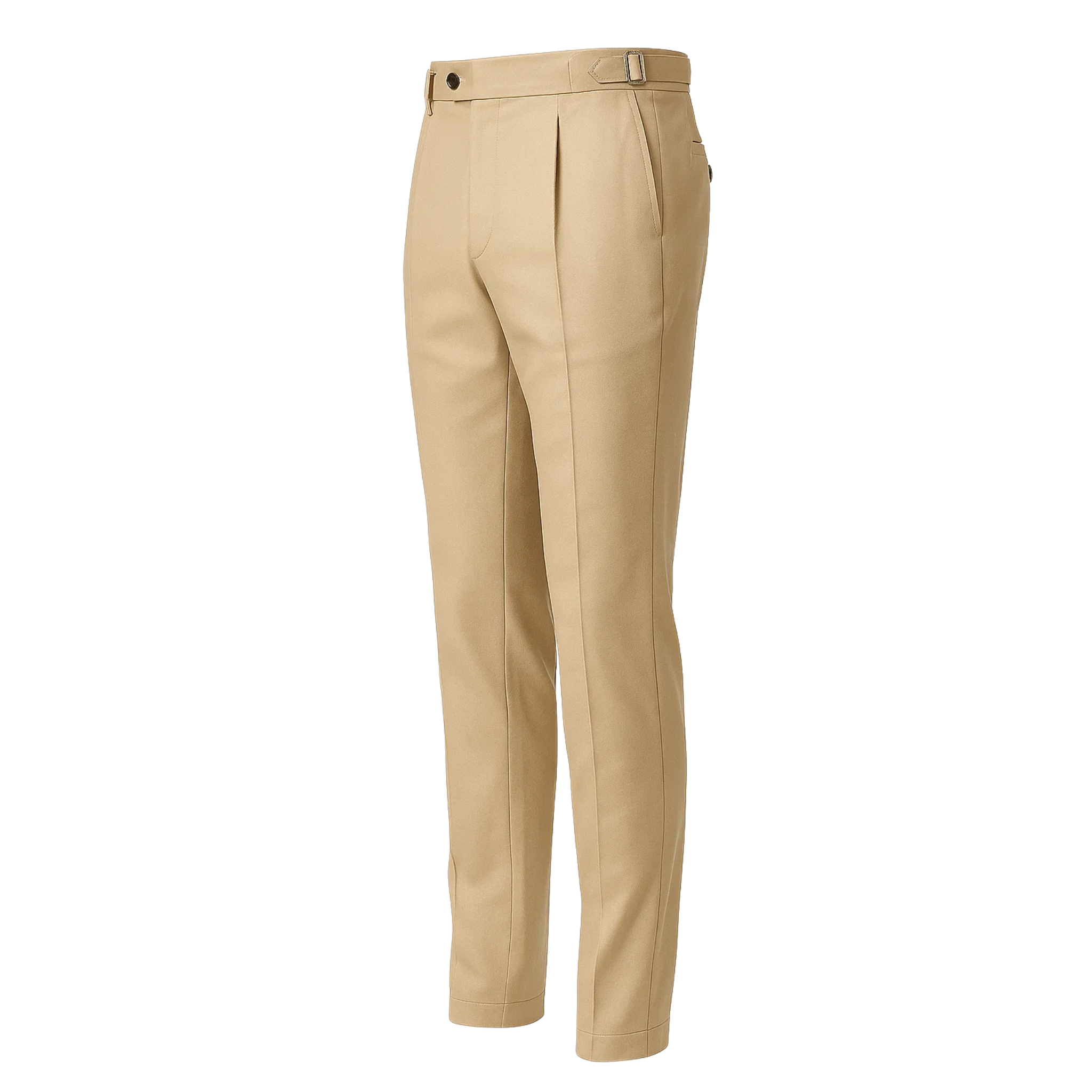 Men's Loro Piana Kensington Beige Cotton Silk Chinos