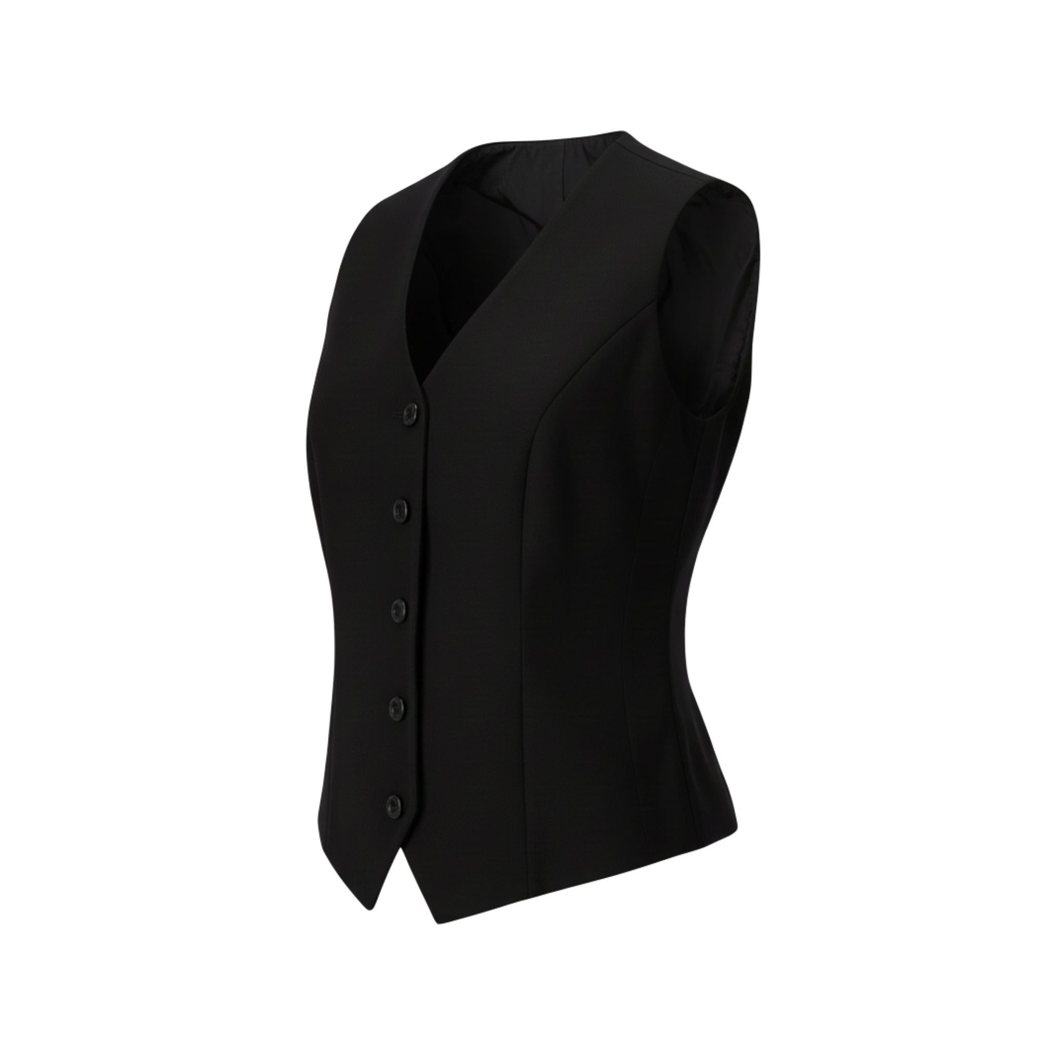 The Formal Vest in Black