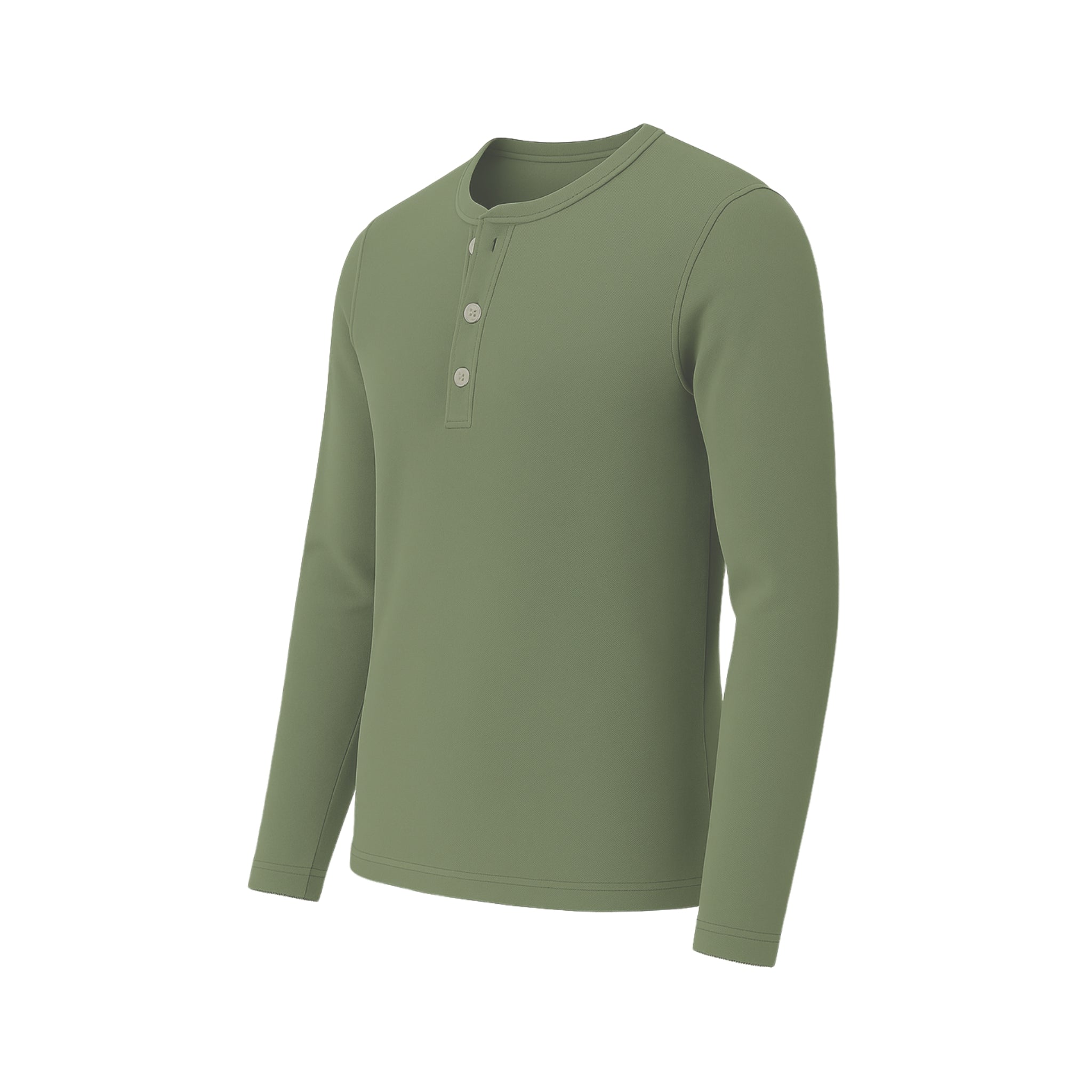 Loro Piana Sage Baby Cashmere Men's Marina Henley