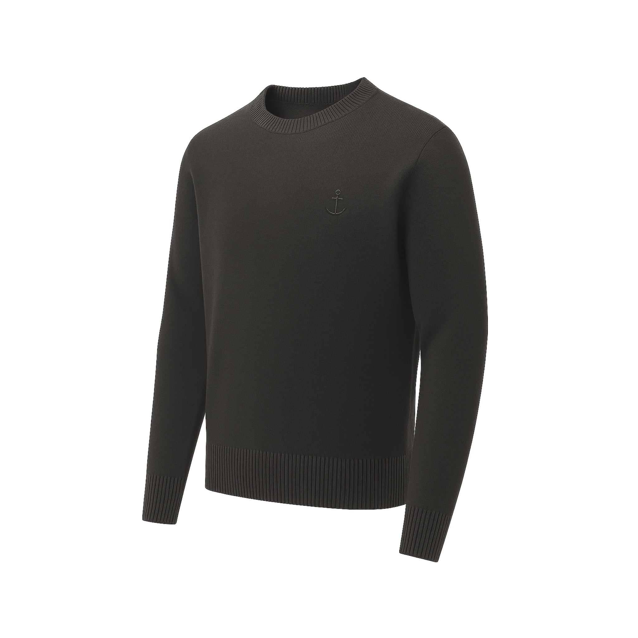 Charcoal Cashmere Loro Piana Oversized Commodore Pullover