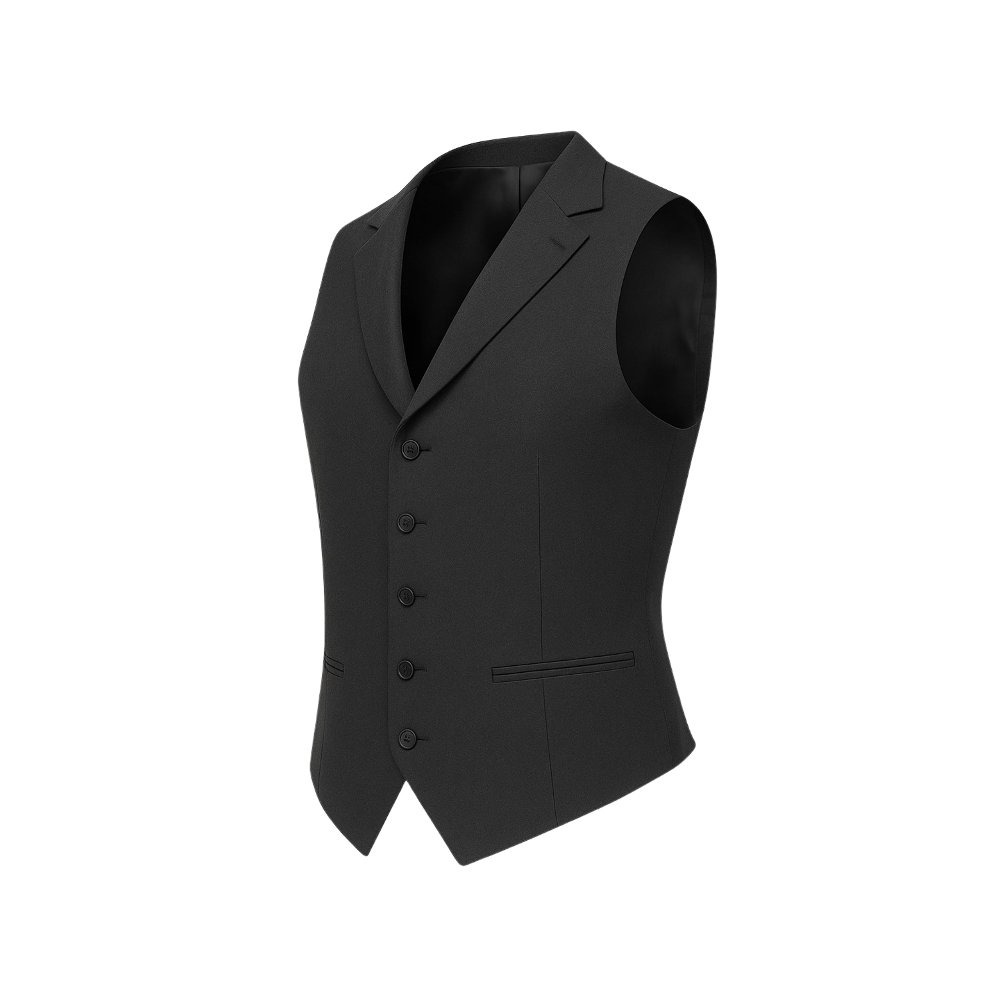 Men’s Charcoal Wool Vest
