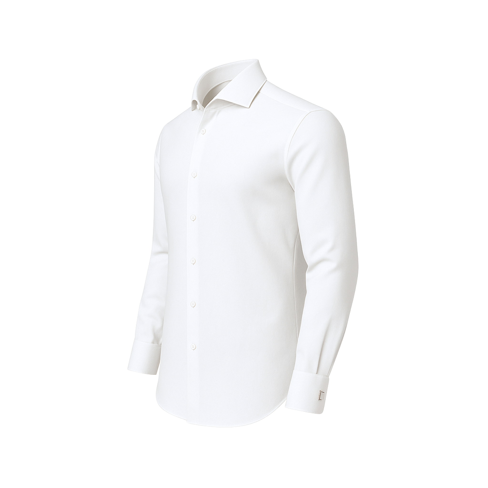 Loro Piana White Linen-Silk Luxury Members-Only Shirt