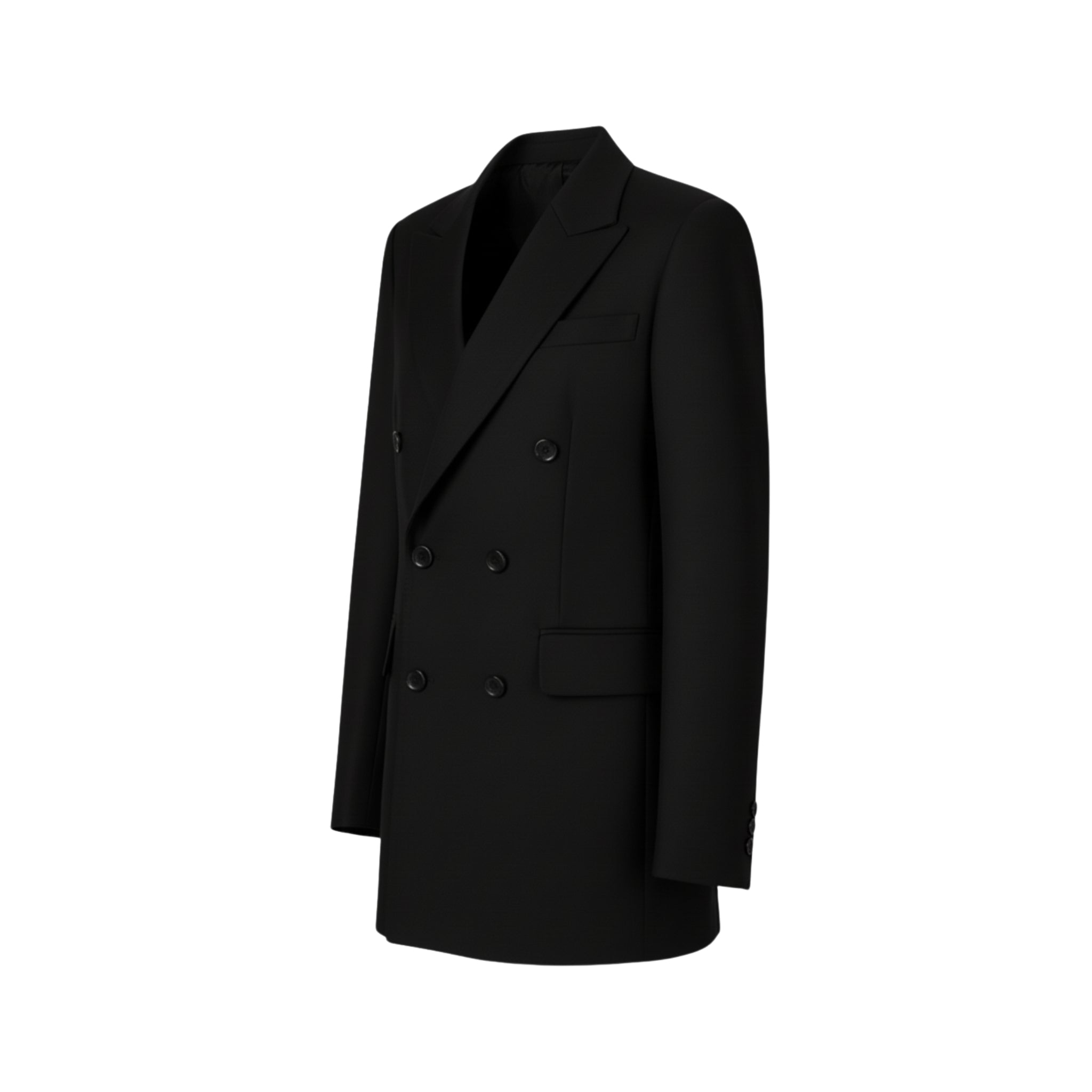 The Black Double-Breasted Blazer