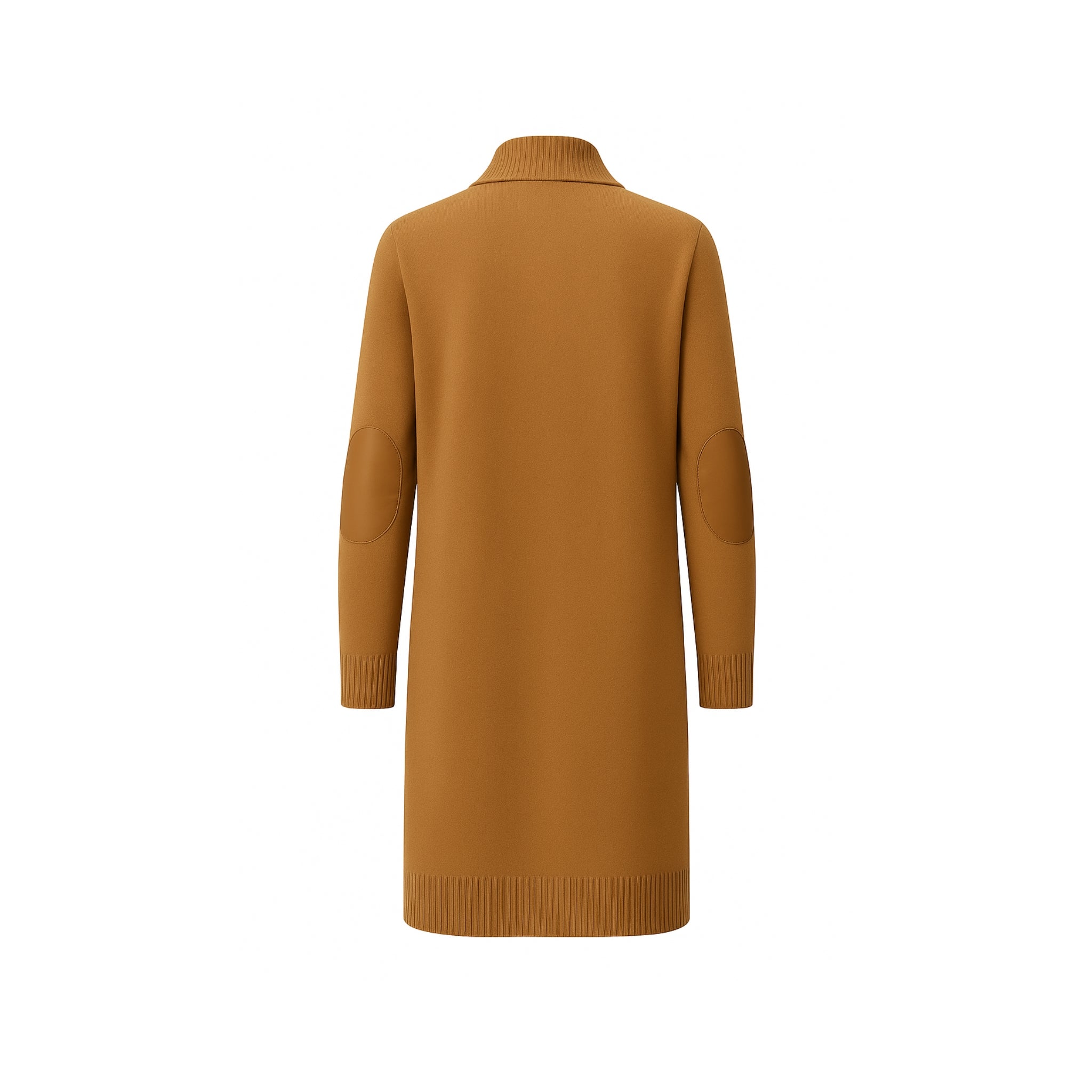Camel Loro Piana Vicuña Open-Front Montauk Cardigan