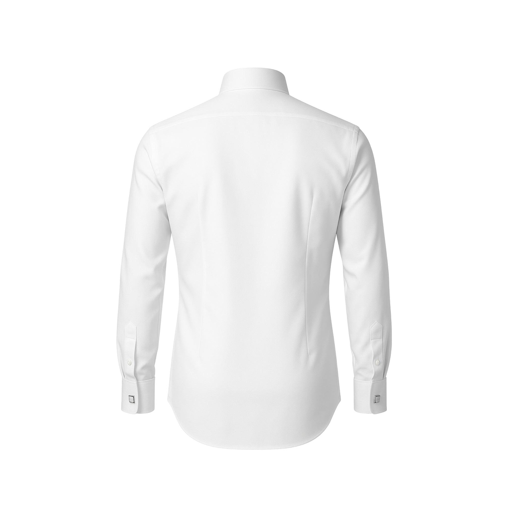 Men’s White Cotton Dress Shirt