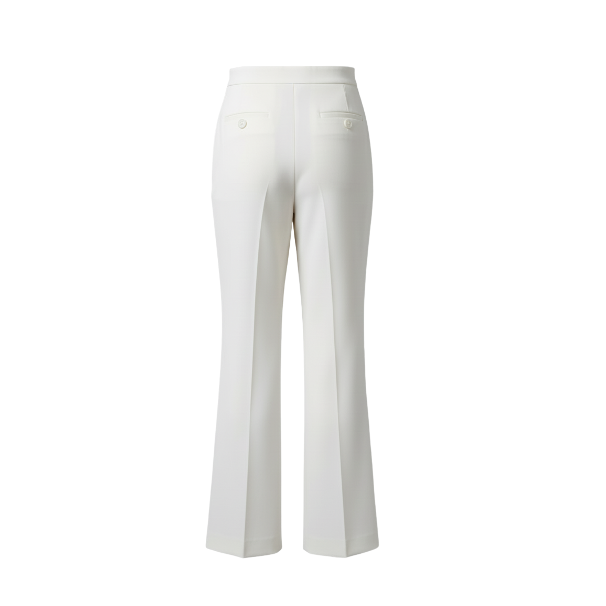 Ivory Flared Suit Trouser