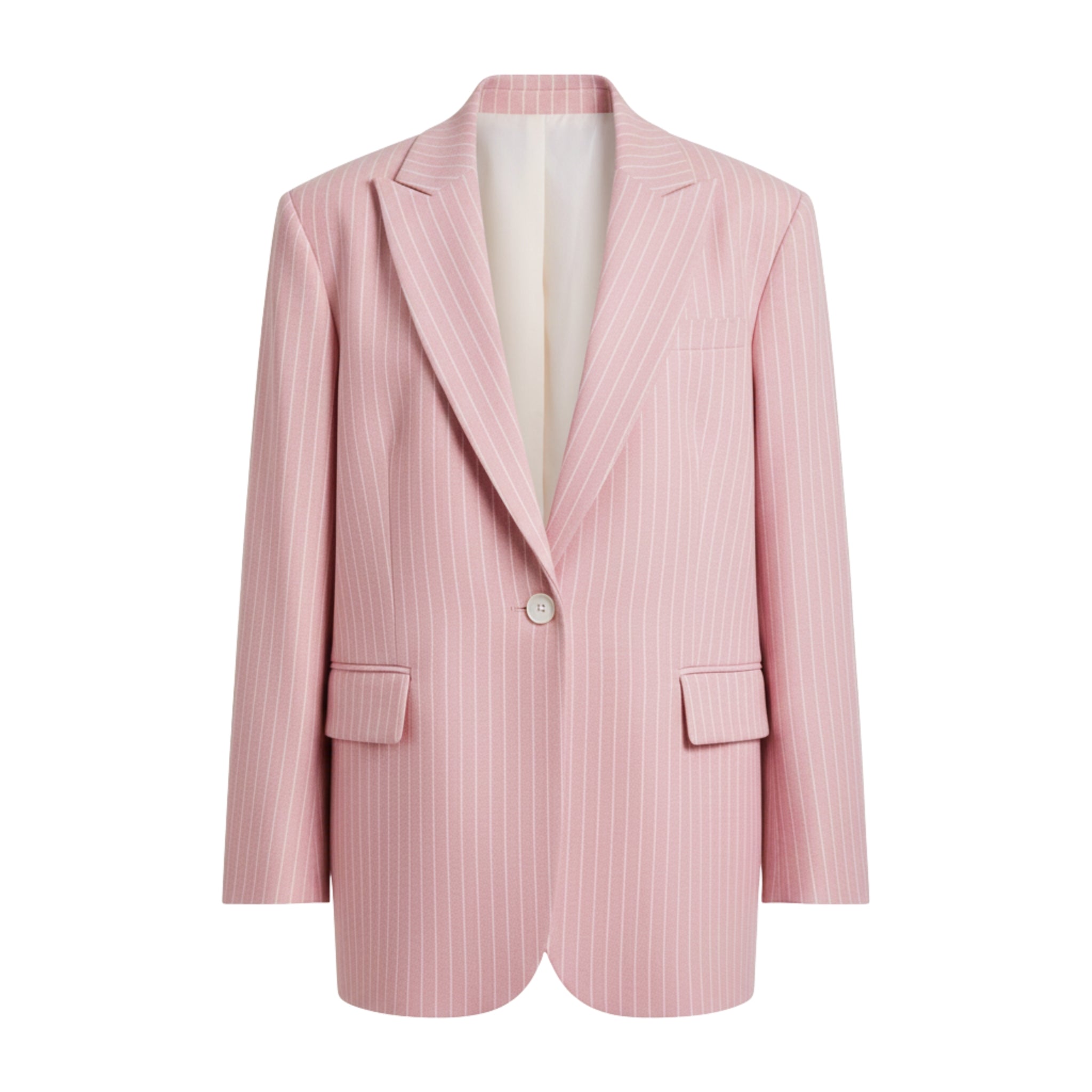 Baby Pink Oversized Blazer