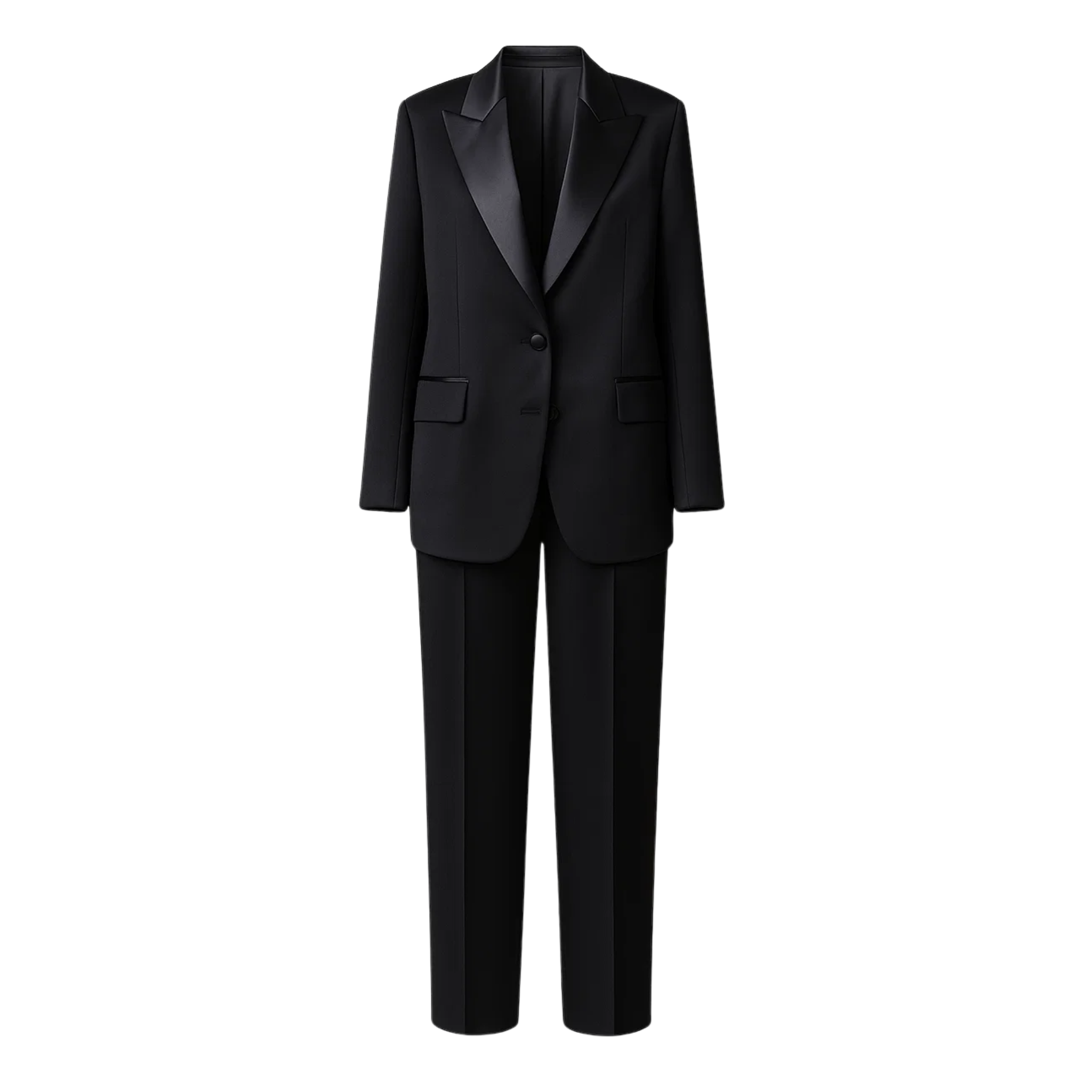 Women's Black Oversized Wedding Suit
