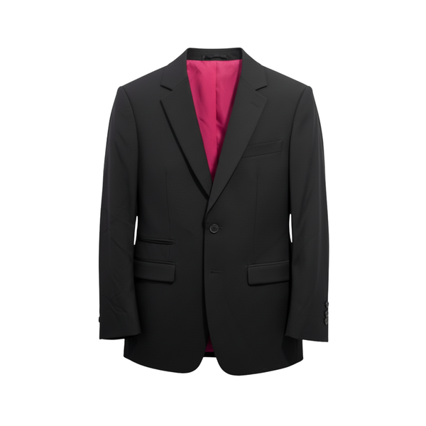 Black Jacket with Pink Lining