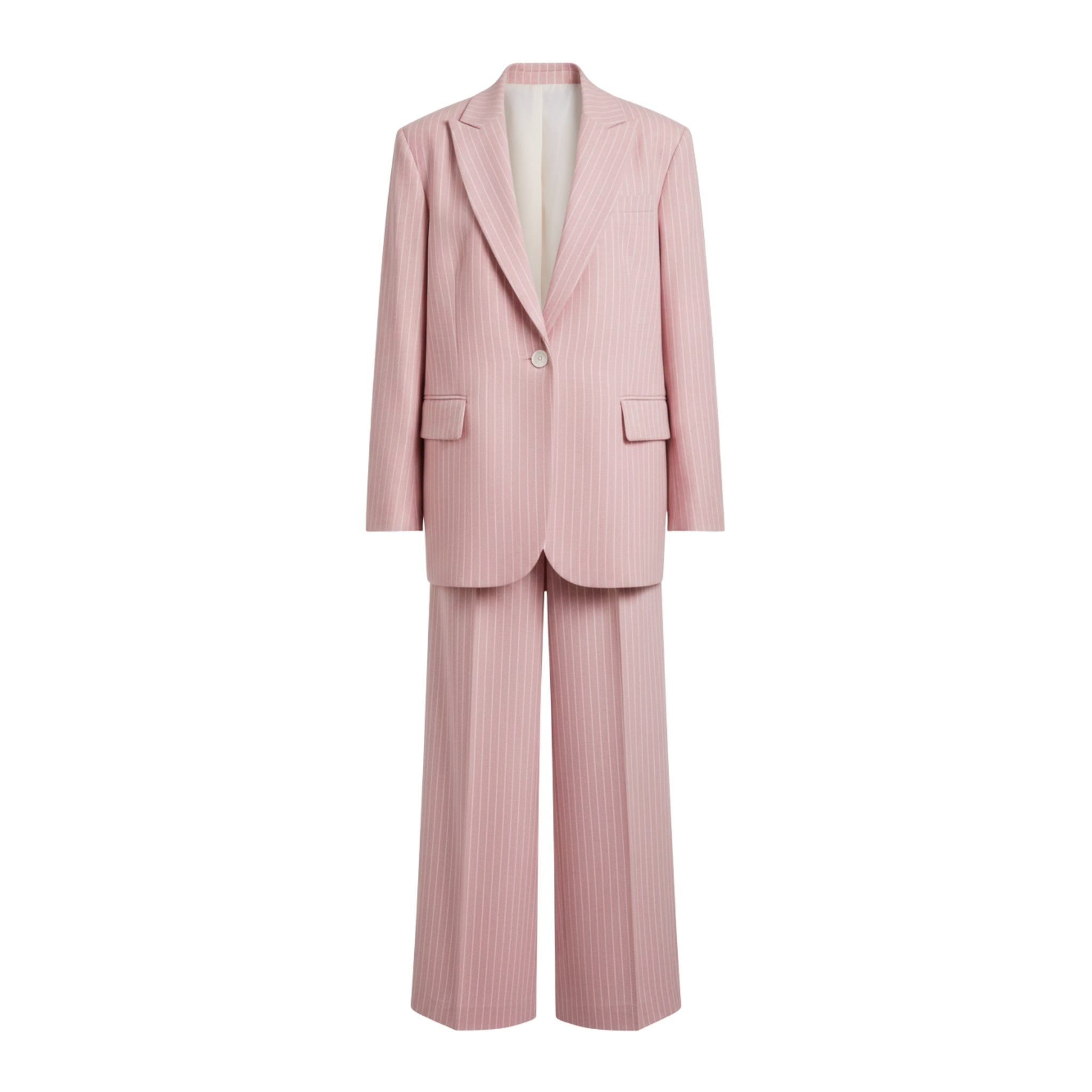 Baby Pink Oversized Suit Set