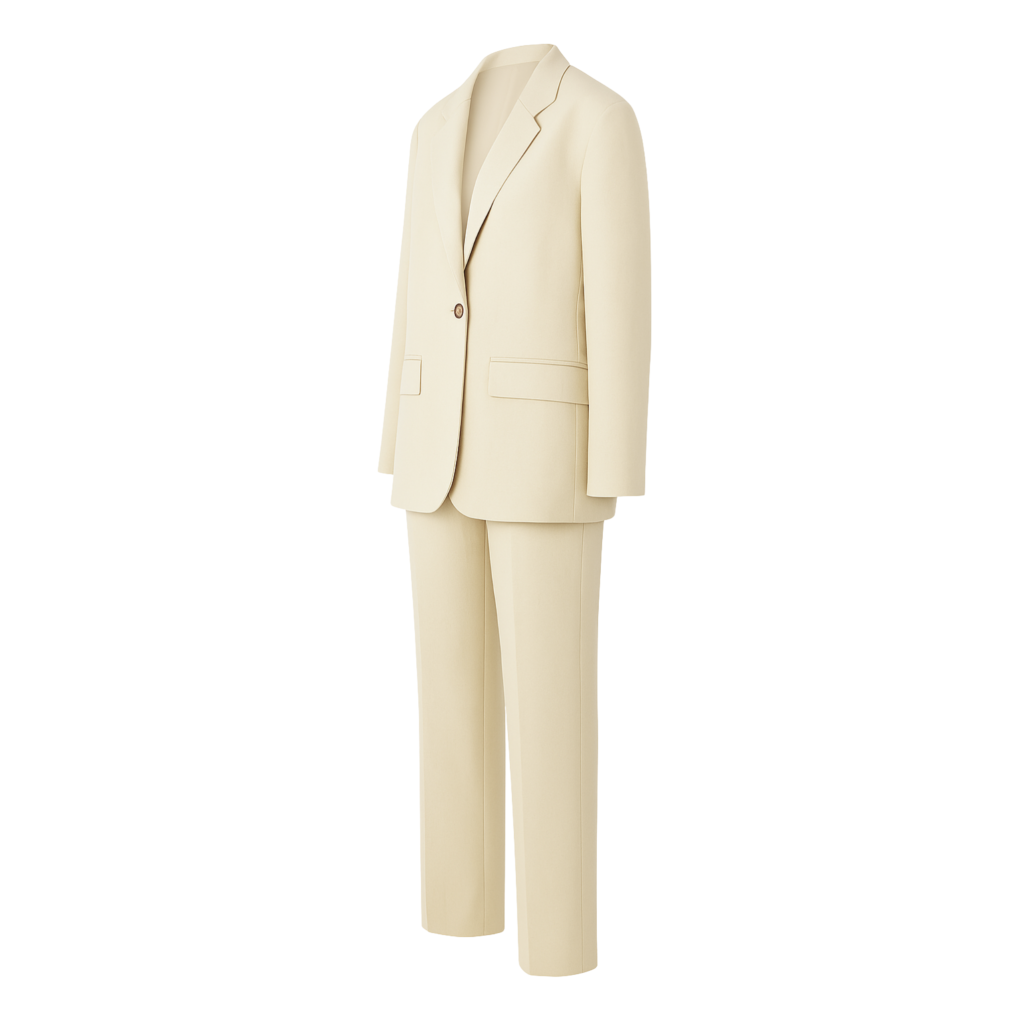 PRE-LOVED | Women's Cream Oversized Wedding Suit