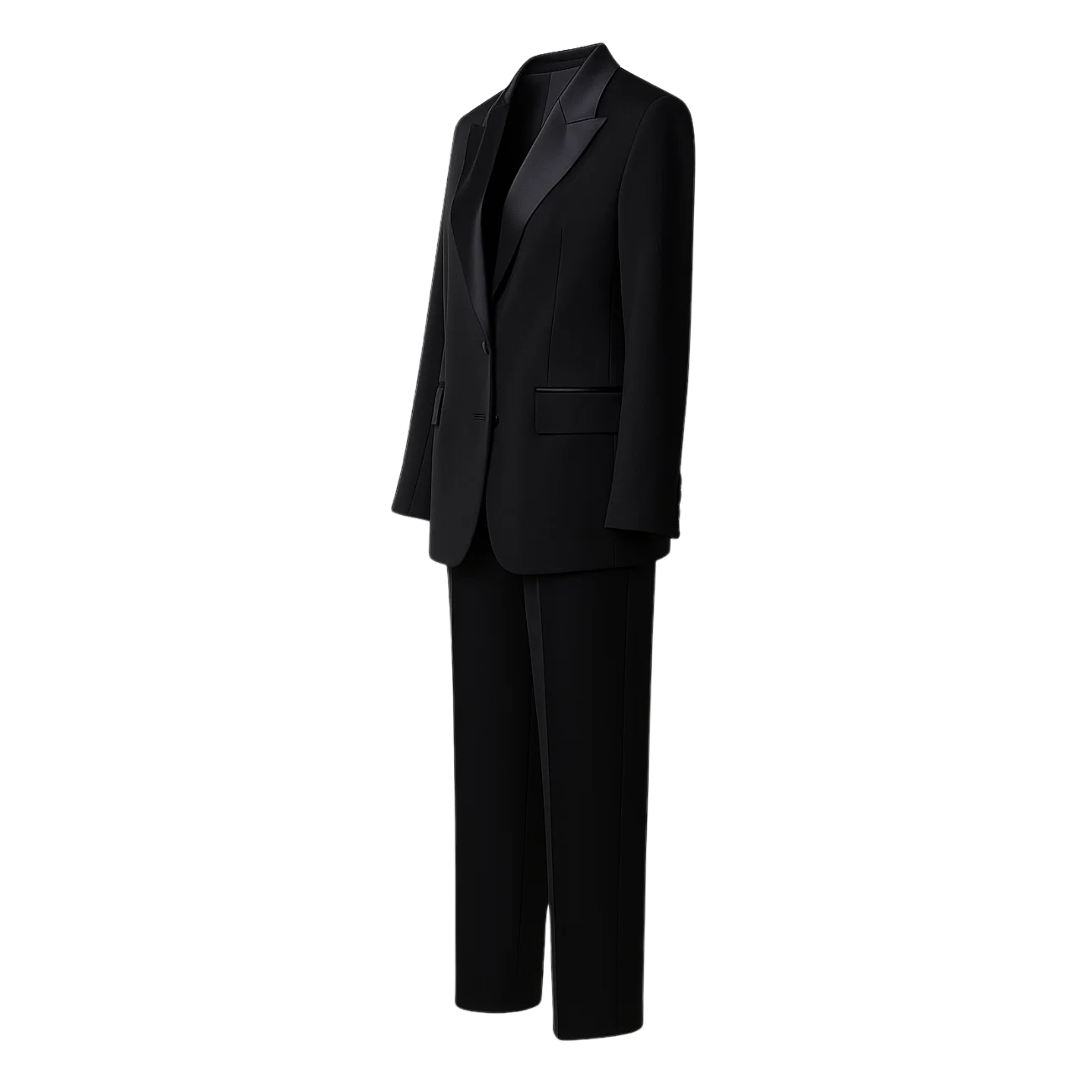 Women's Black Oversized Wedding Suit