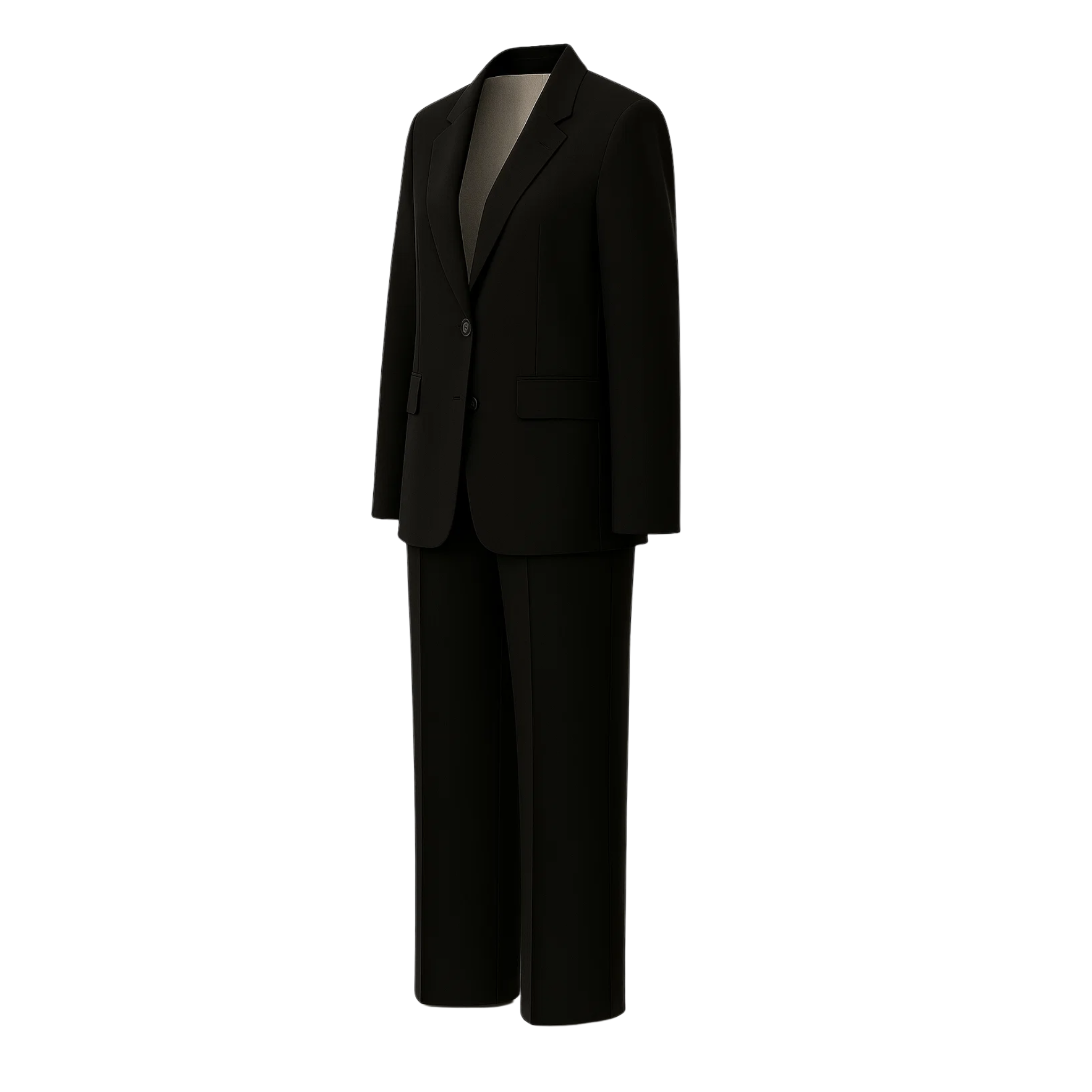 SAMPLE SALE | Fitted Black Suit Two Button Classic